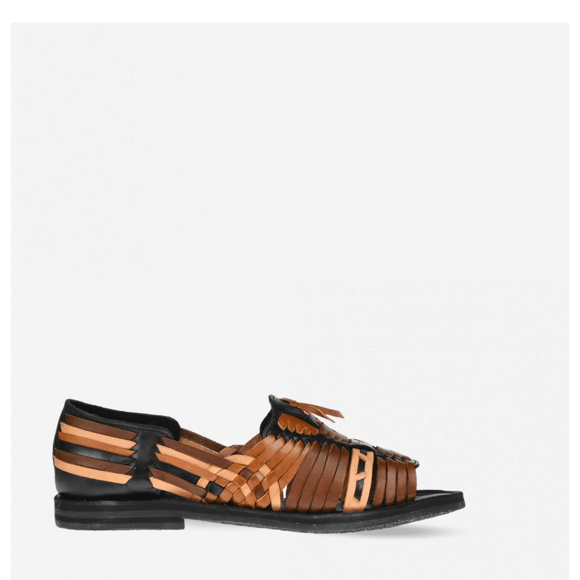 Chamula | Uxmal Sandals Multi Brown | Royalcheese Paris