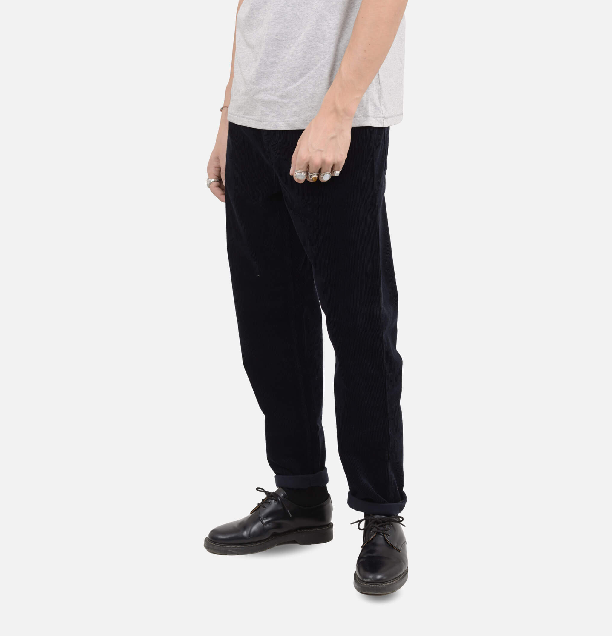 Newel Cord Pant Dark Navy