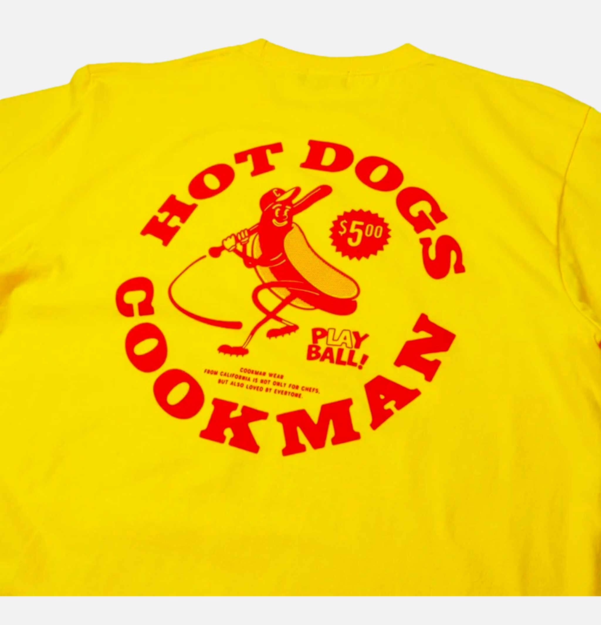 Tee Shirt Hotdog Hitter Yellow