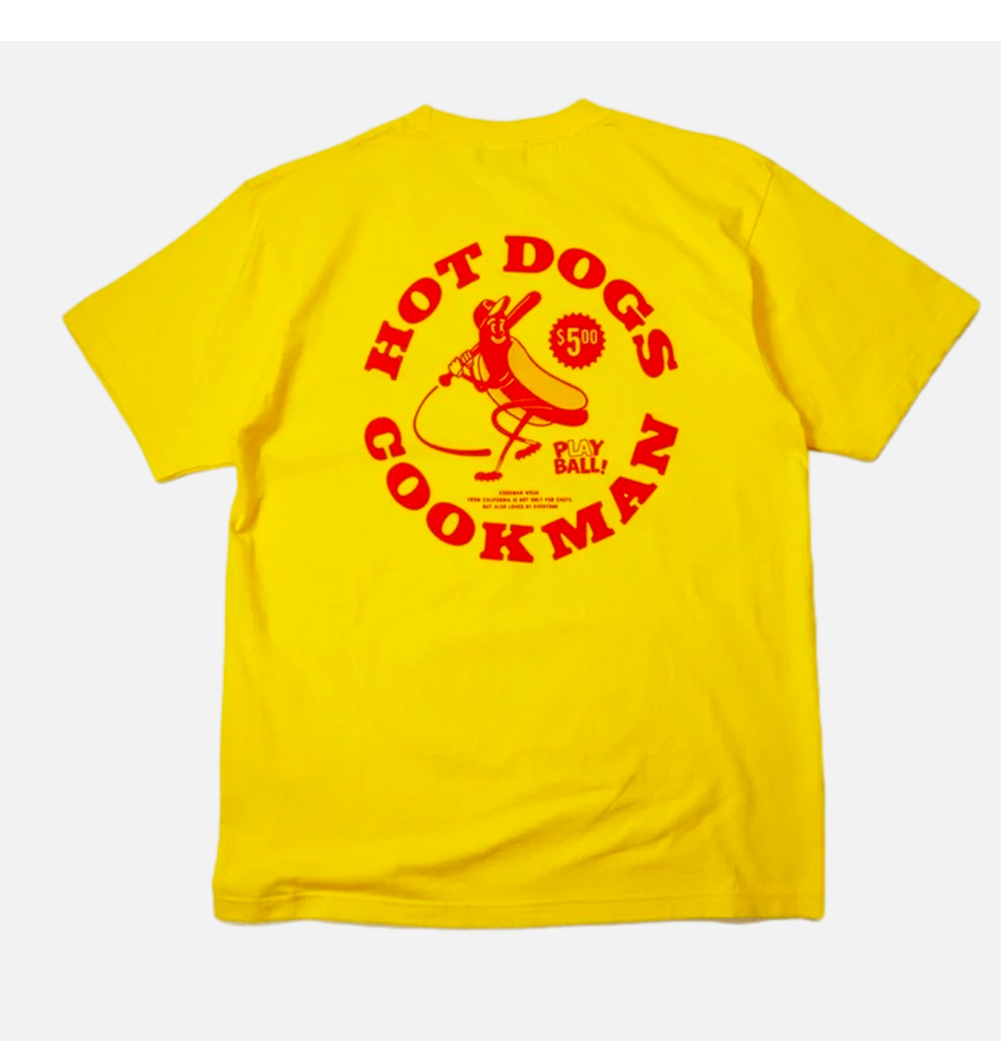 Tee Shirt Hotdog Hitter Yellow