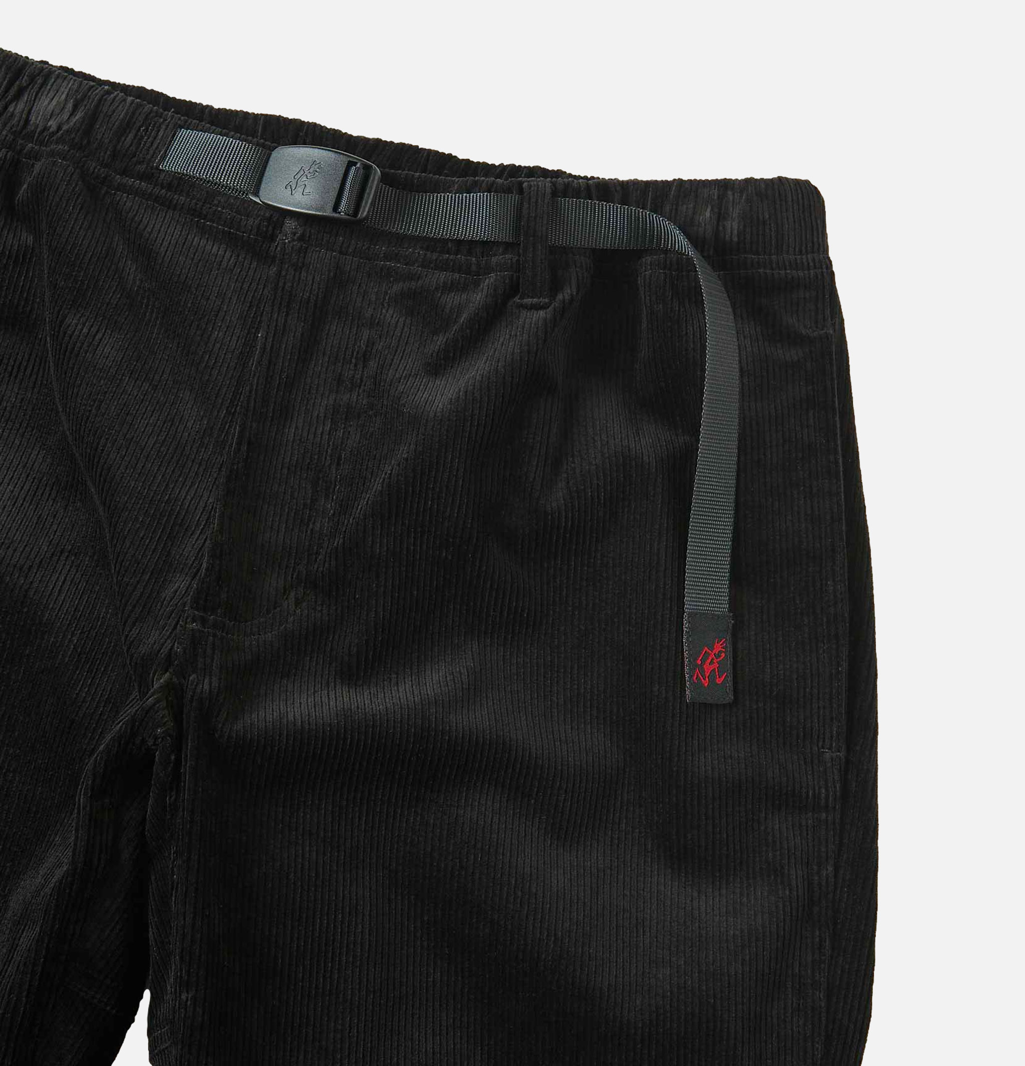 Pantalon Tuck Corduroy Black