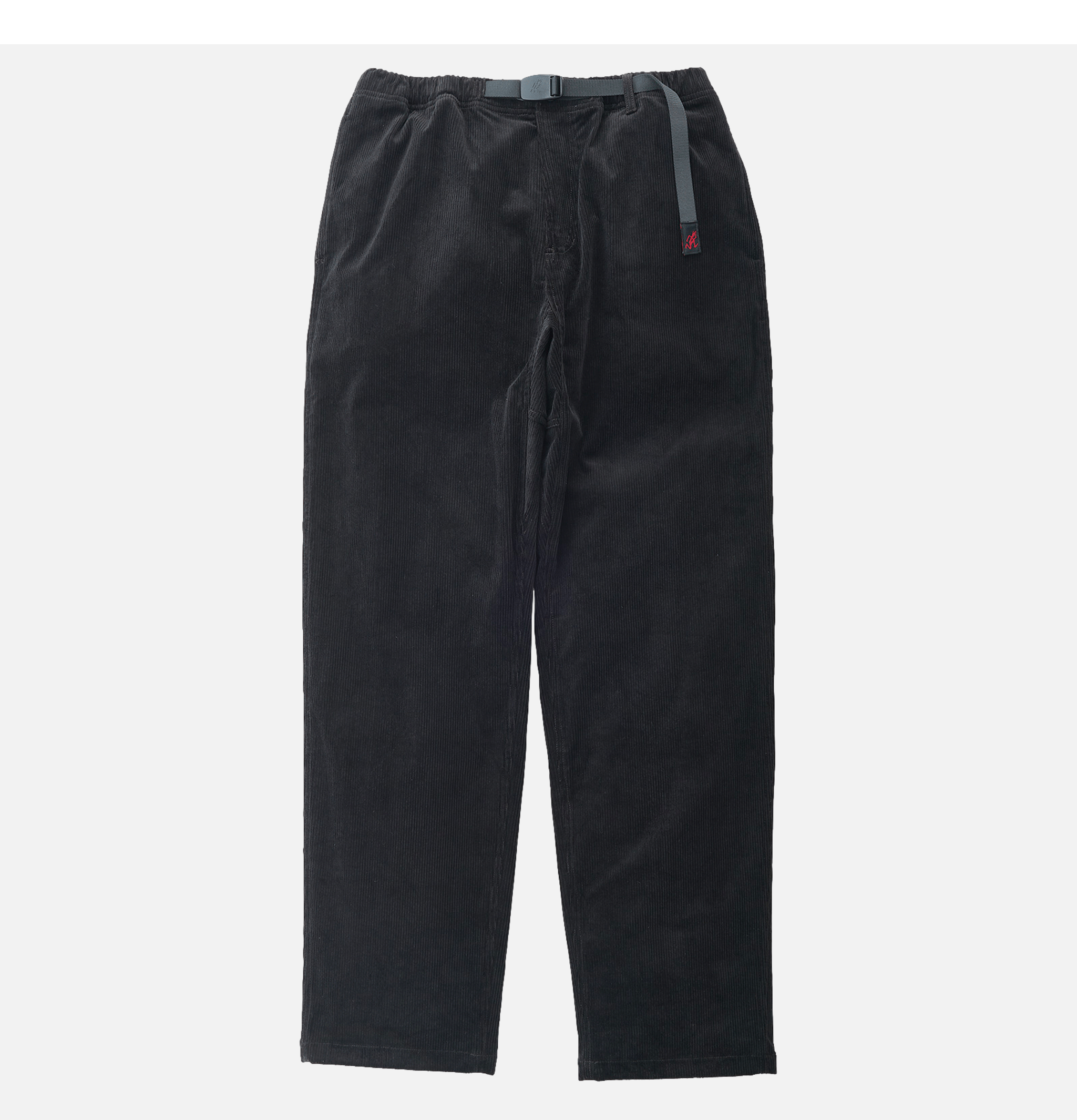 Pantalon Tuck Corduroy Black