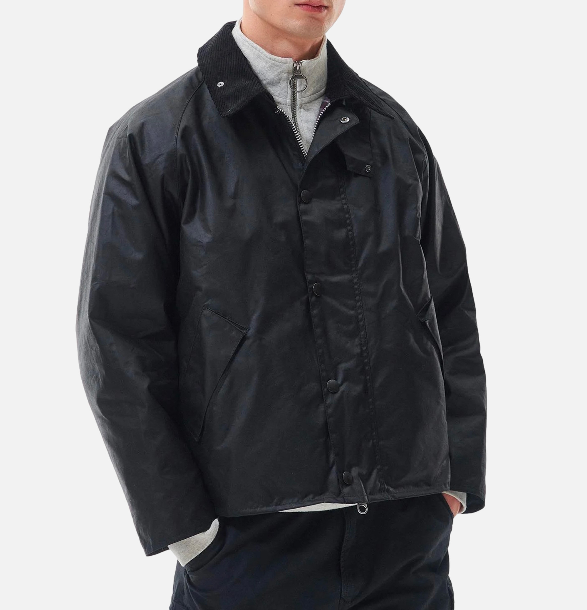 Veste Barbour Transport Wax Jacket Black