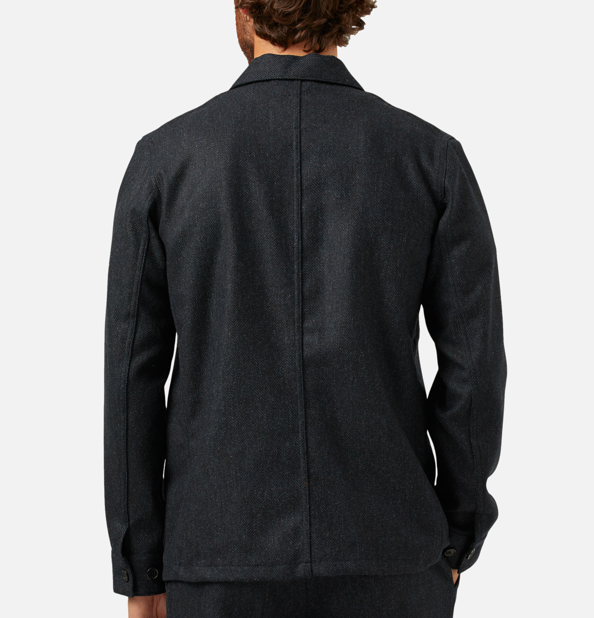 Veste Labura Herringbone Navy