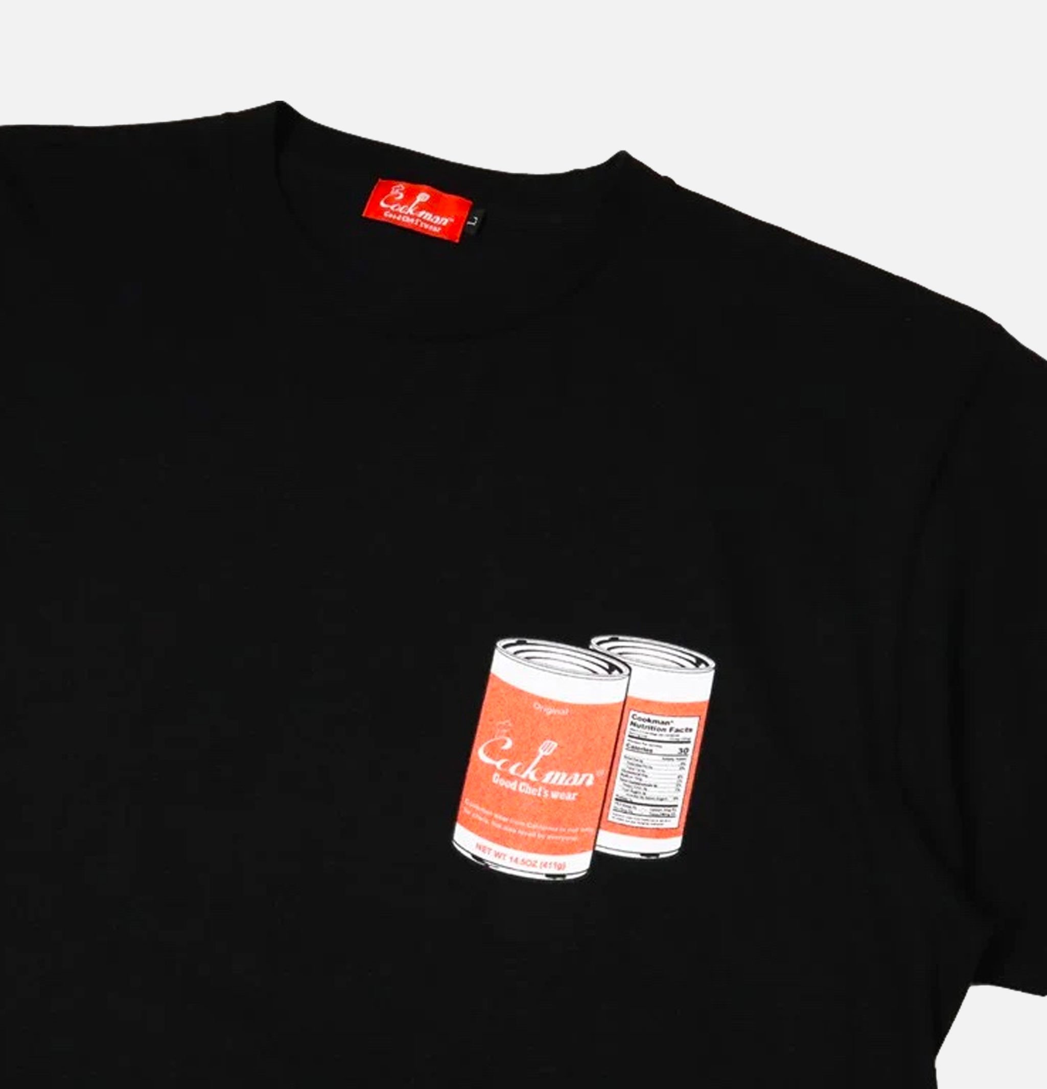 Tee Shirt Nutrition Facts Black