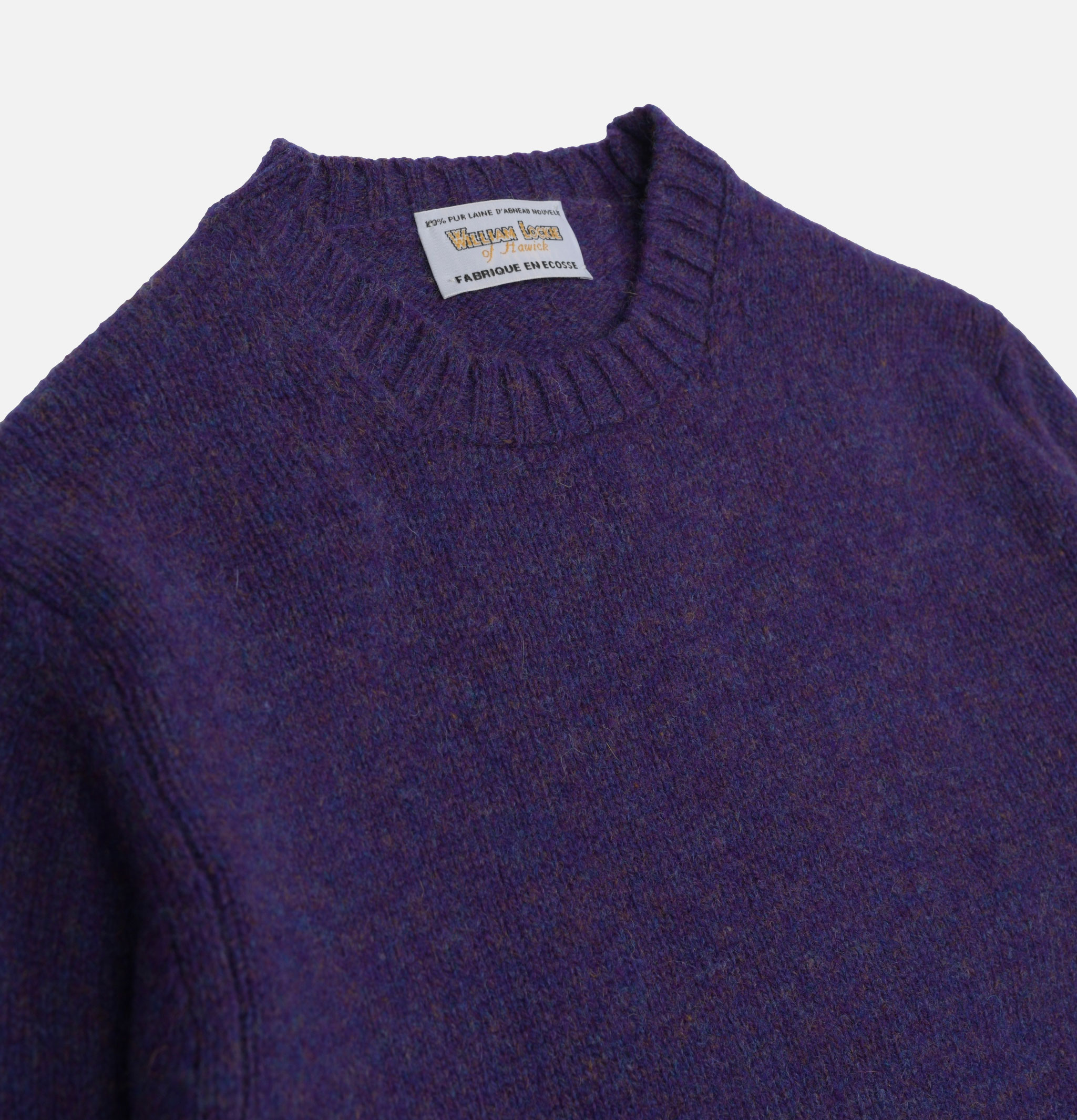 William Lockie Aryan Royal Violet sweater