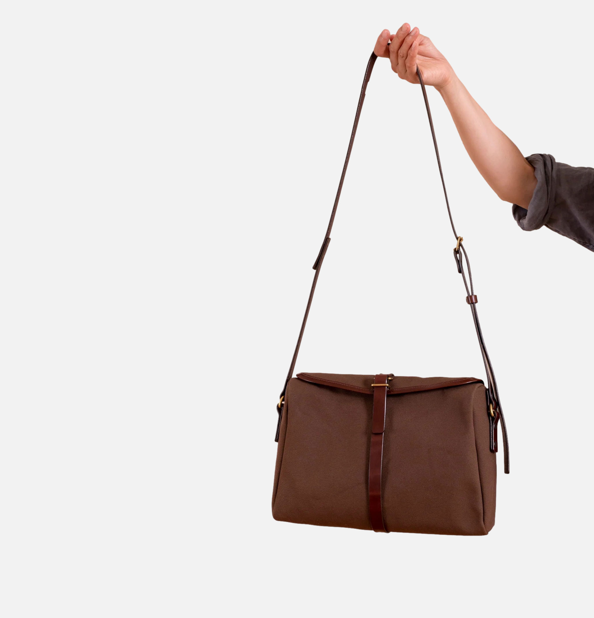 Acorn & Chocolate Satchel from Southern Field