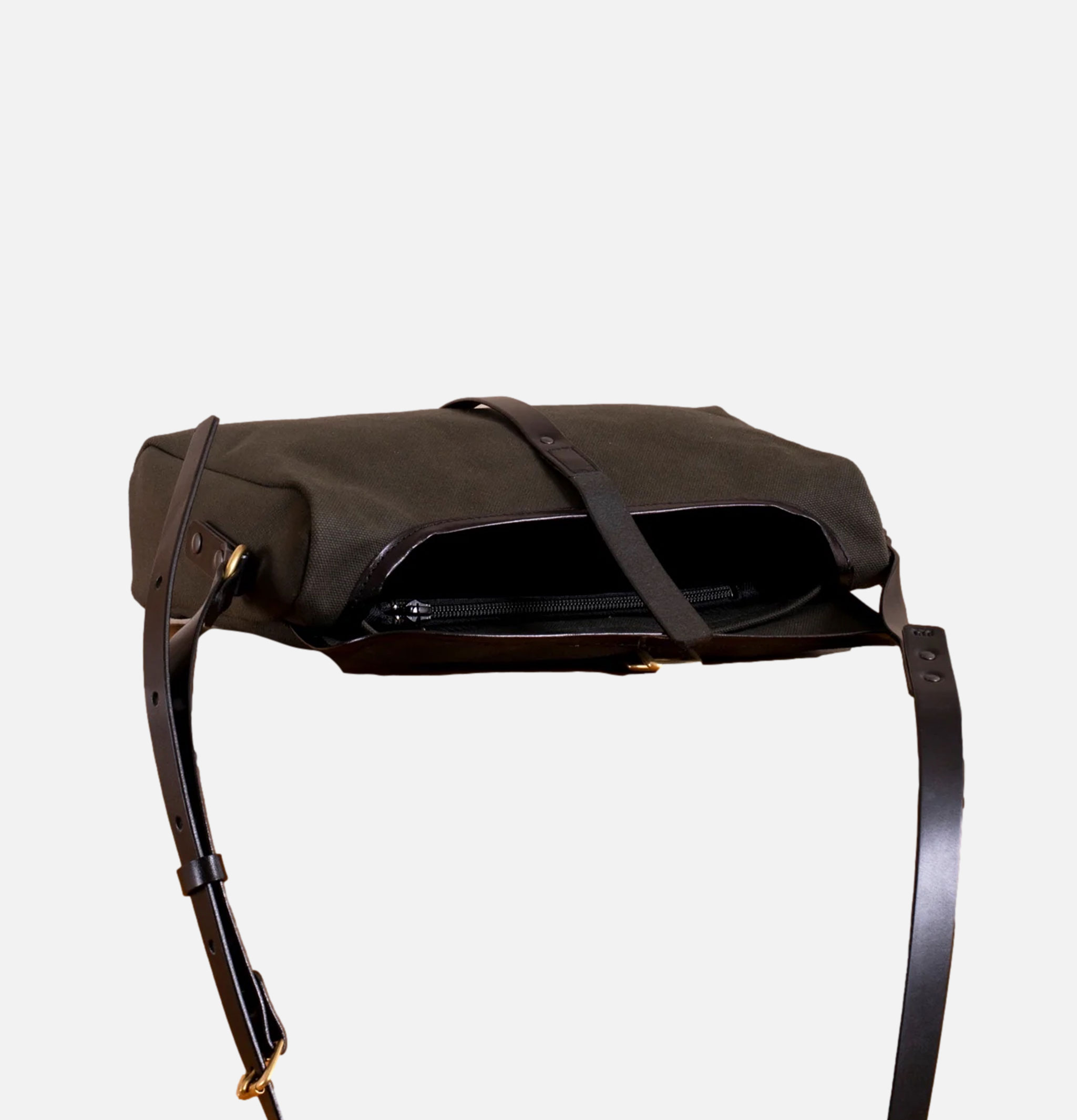 Olive & Black Satchel from Southern Field