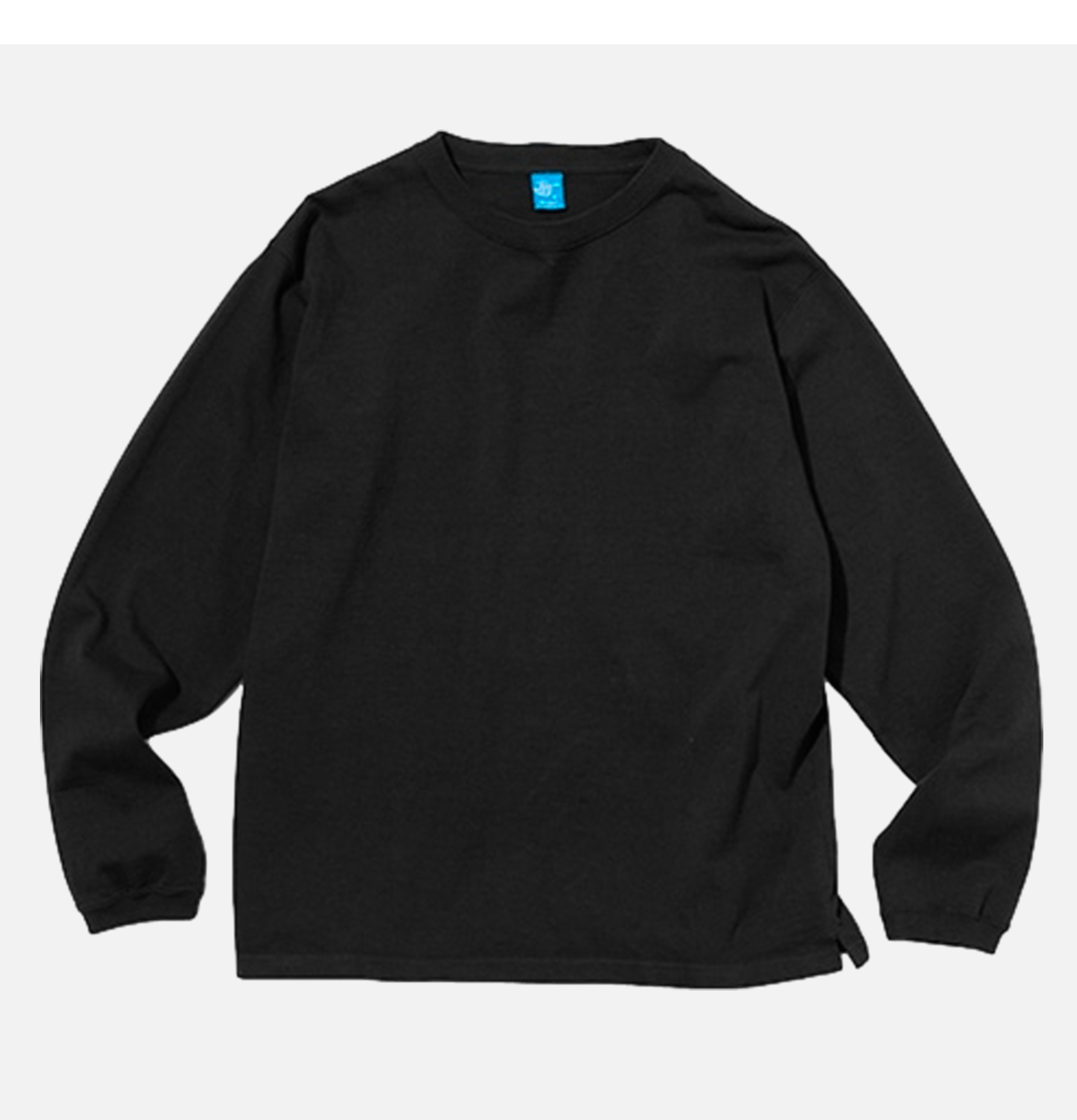 Good On Long Sleeve Heavy Crew Tee Black