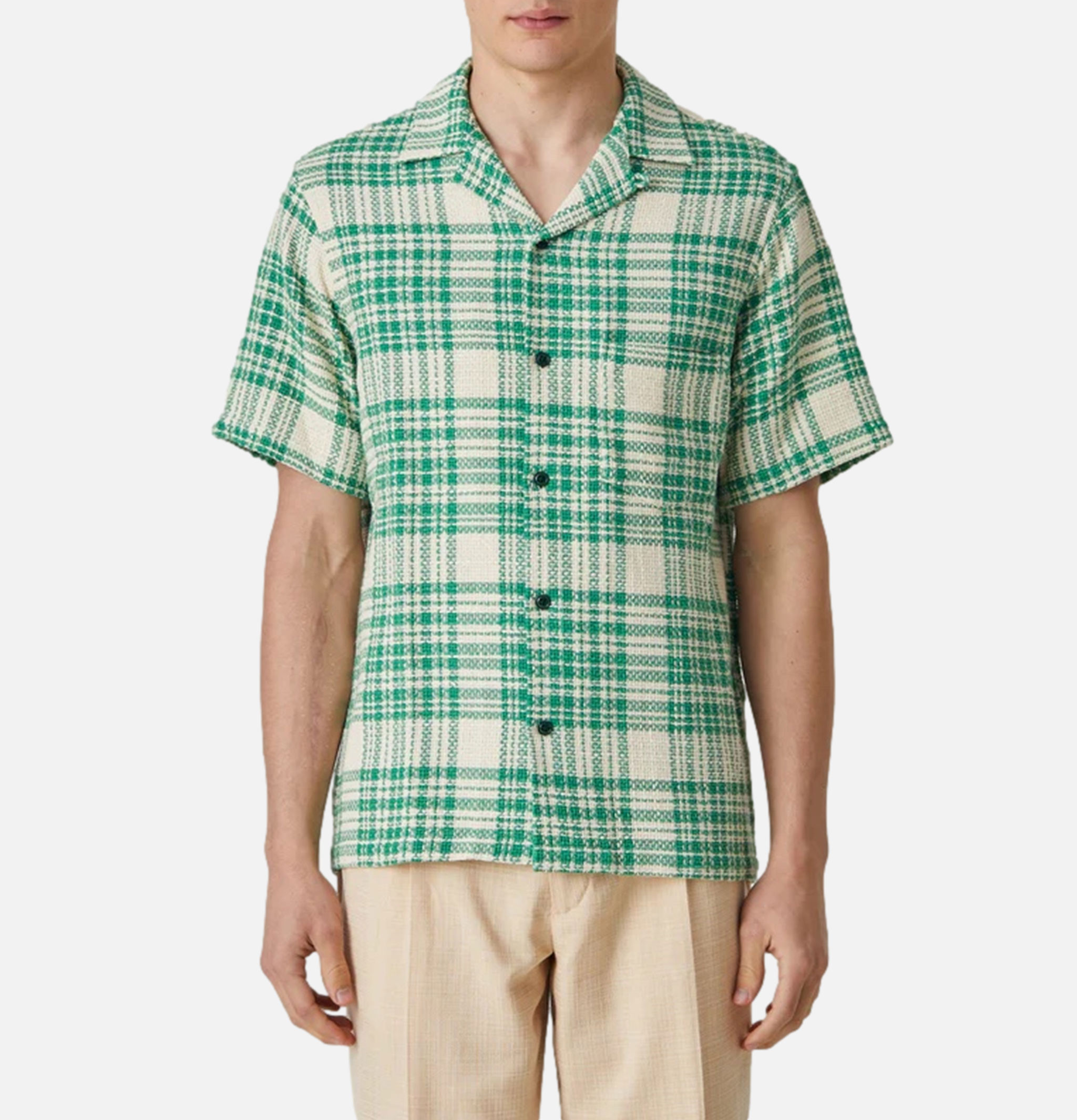 Chemise Garden Plaid Shirt Green