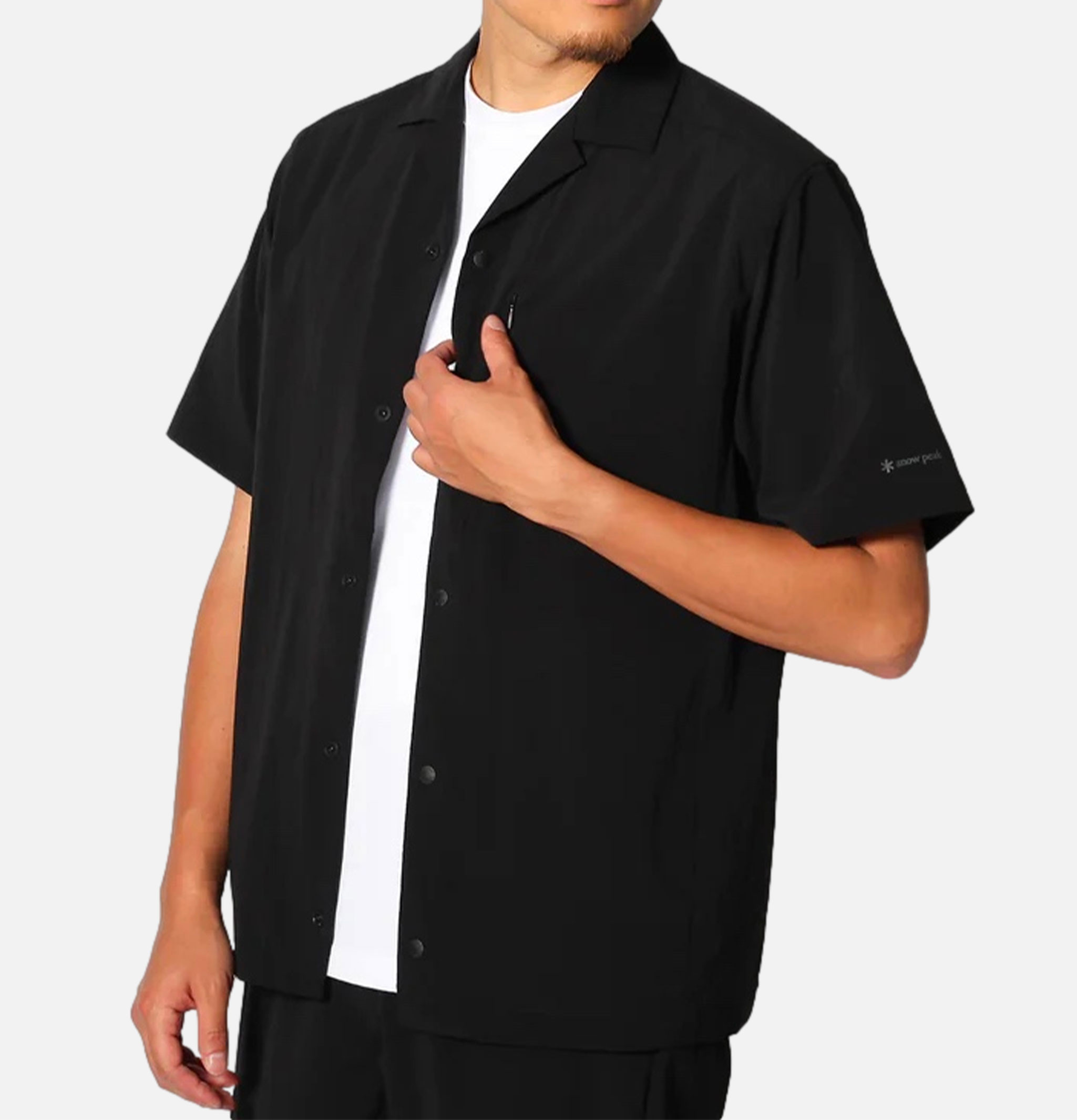 Snow Peak Breathable Quick Dry Black shirt