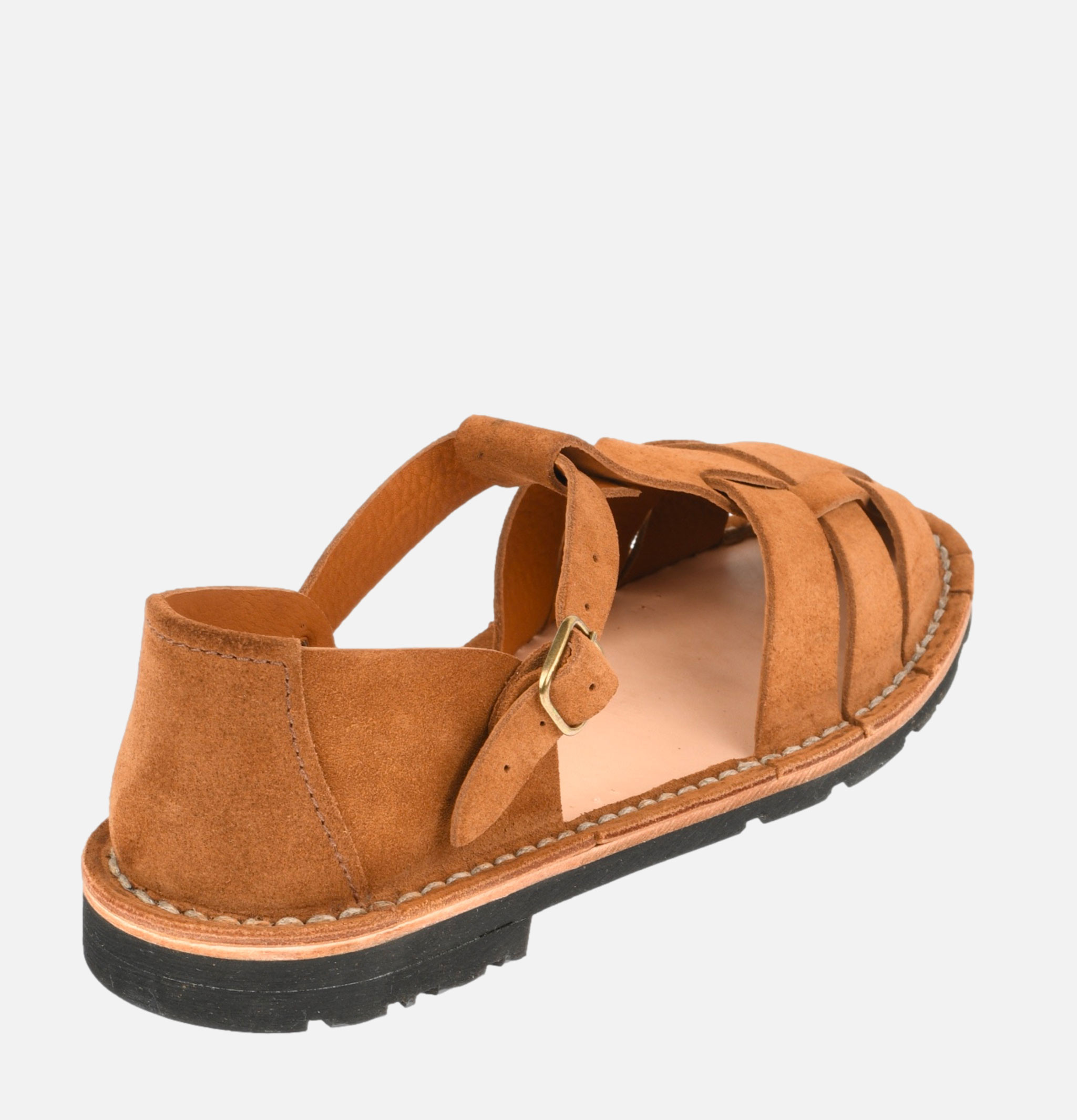 Artisanal Sandal Shoe 10/01 Cognac