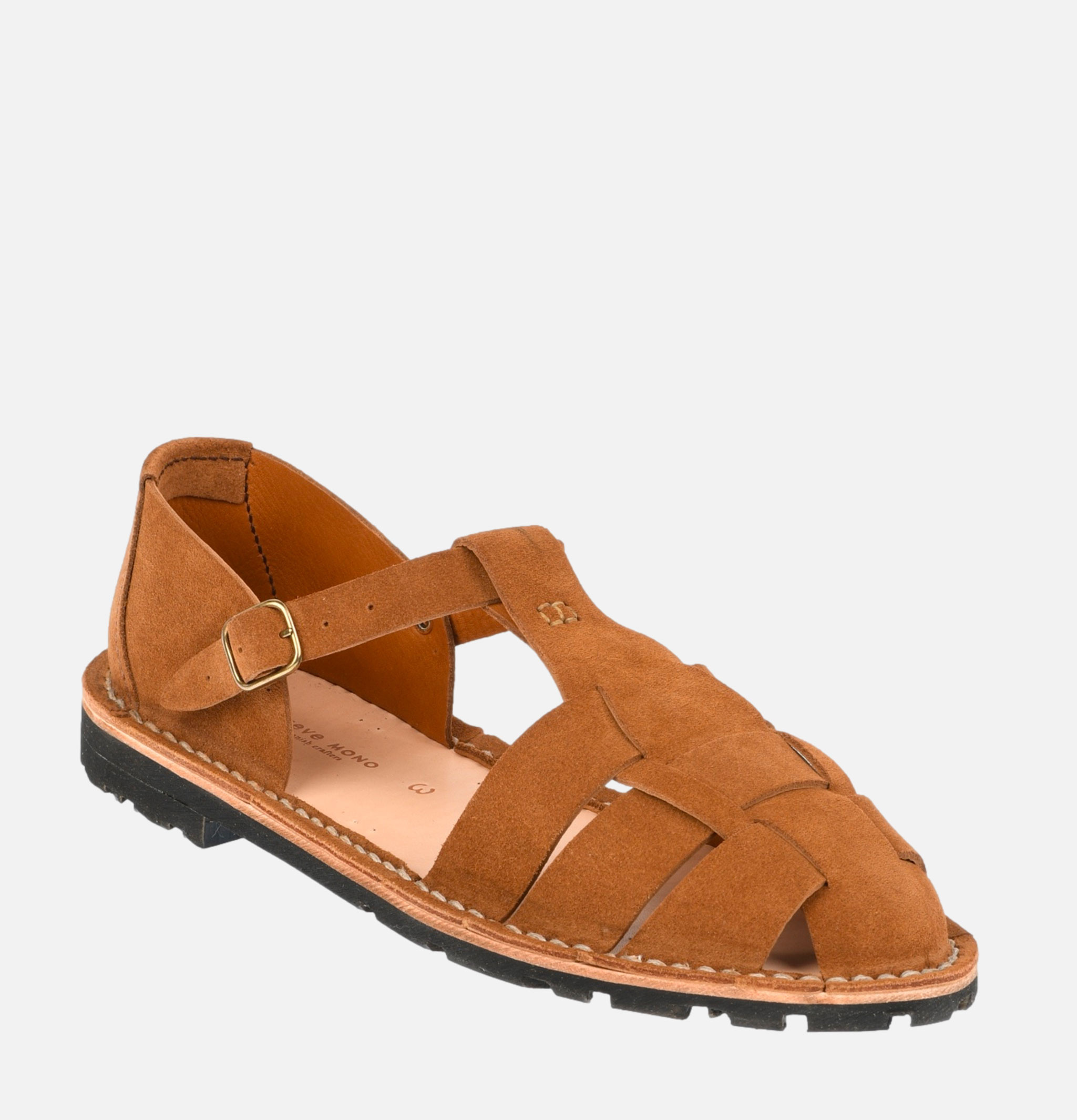 Artisanal Sandal Shoe 10/01 Cognac