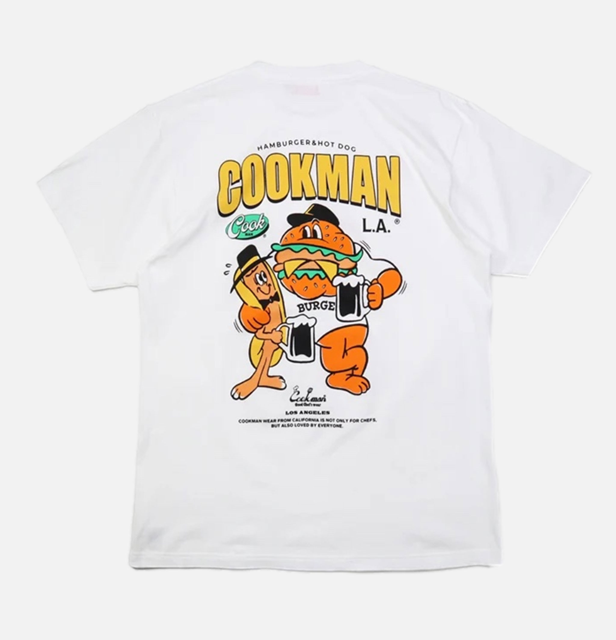 T-shirt Cookman Tees - 120e Anniversaire : Blanc