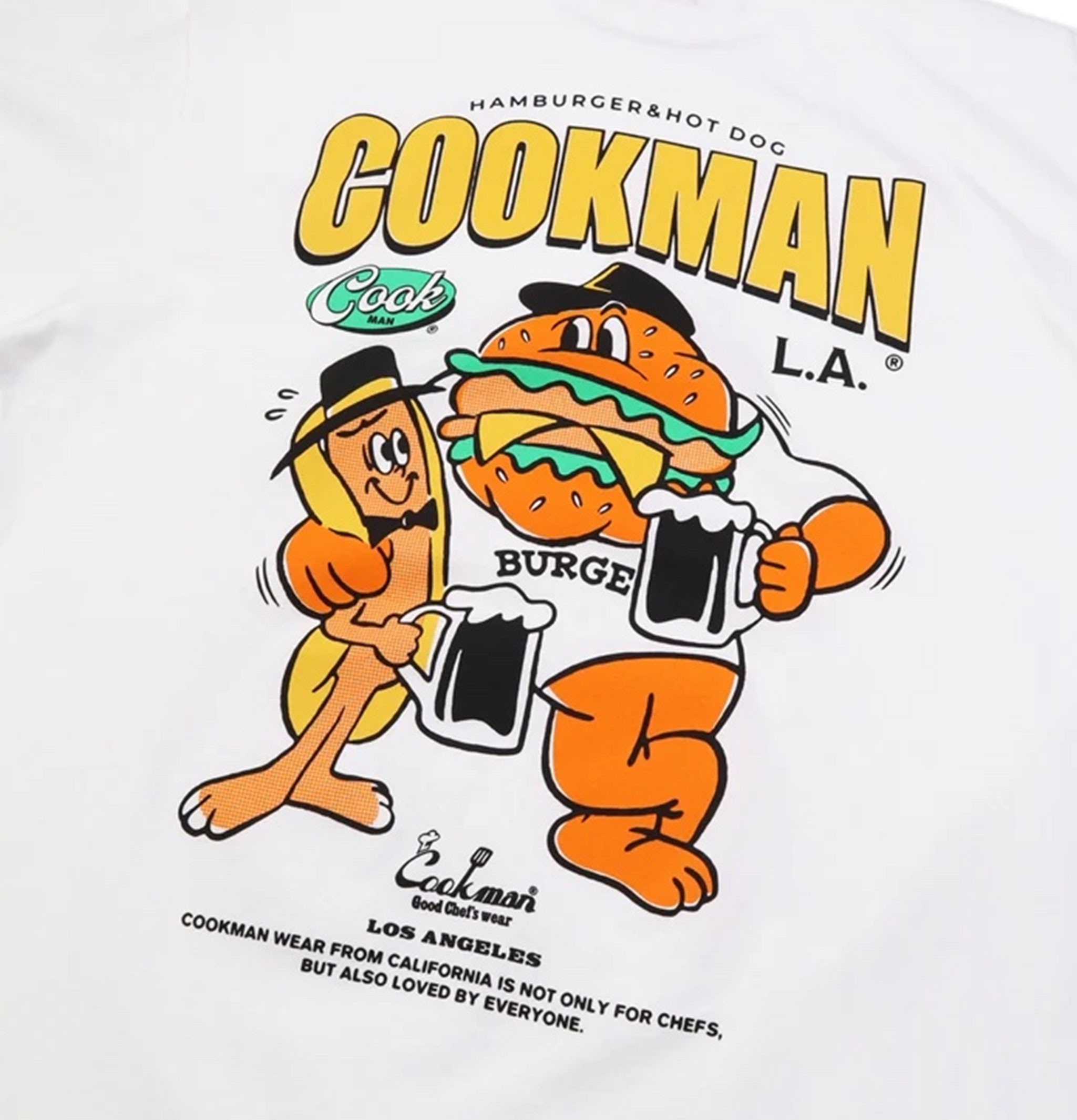 T-shirt Cookman Tees - 120e Anniversaire : Blanc