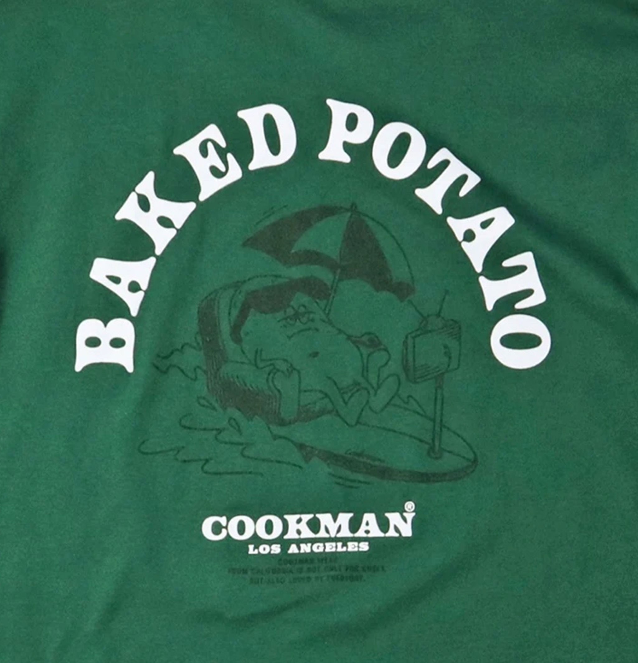 Cookman Tees - Baked Potato : Green