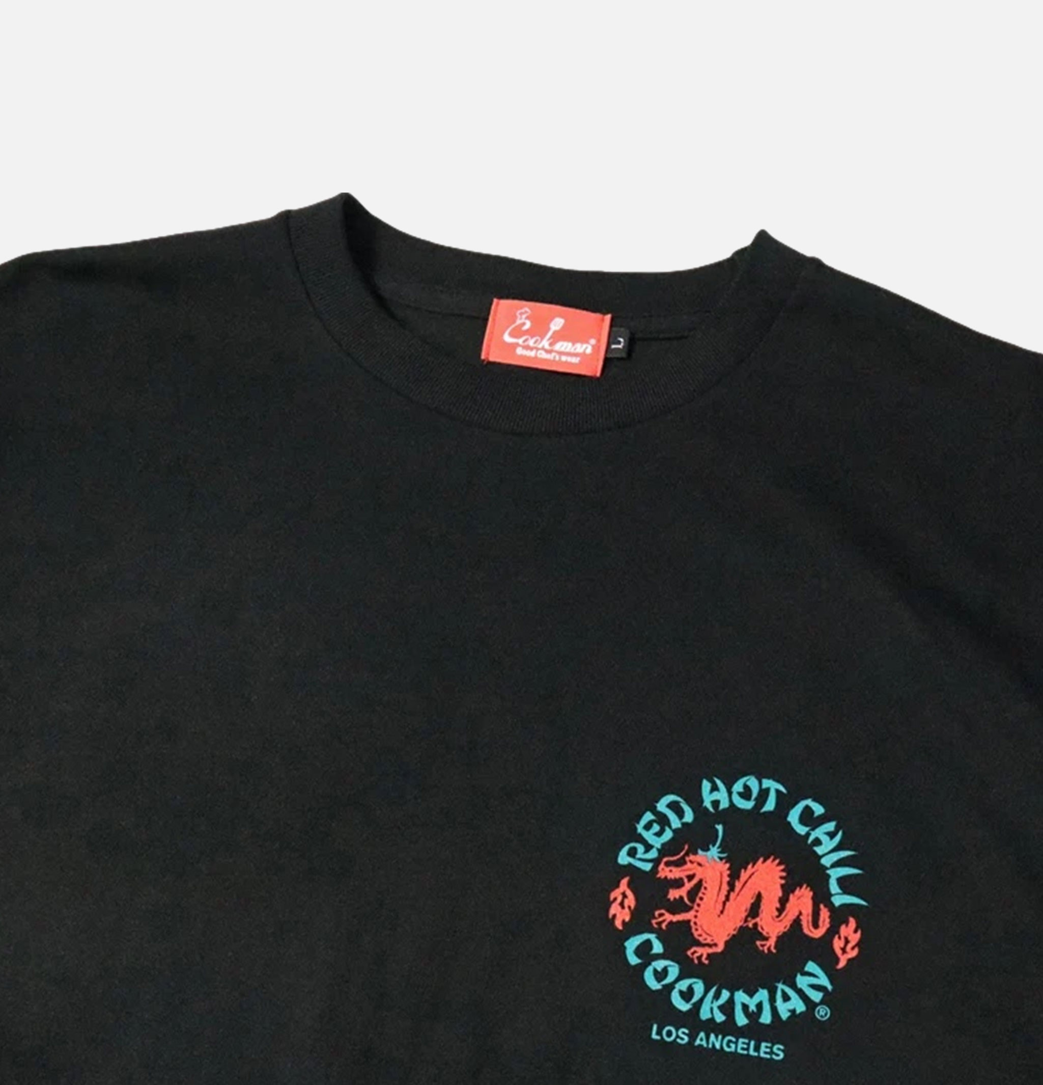 T-shirt Cookman Tees - Chili Dragon : Noir