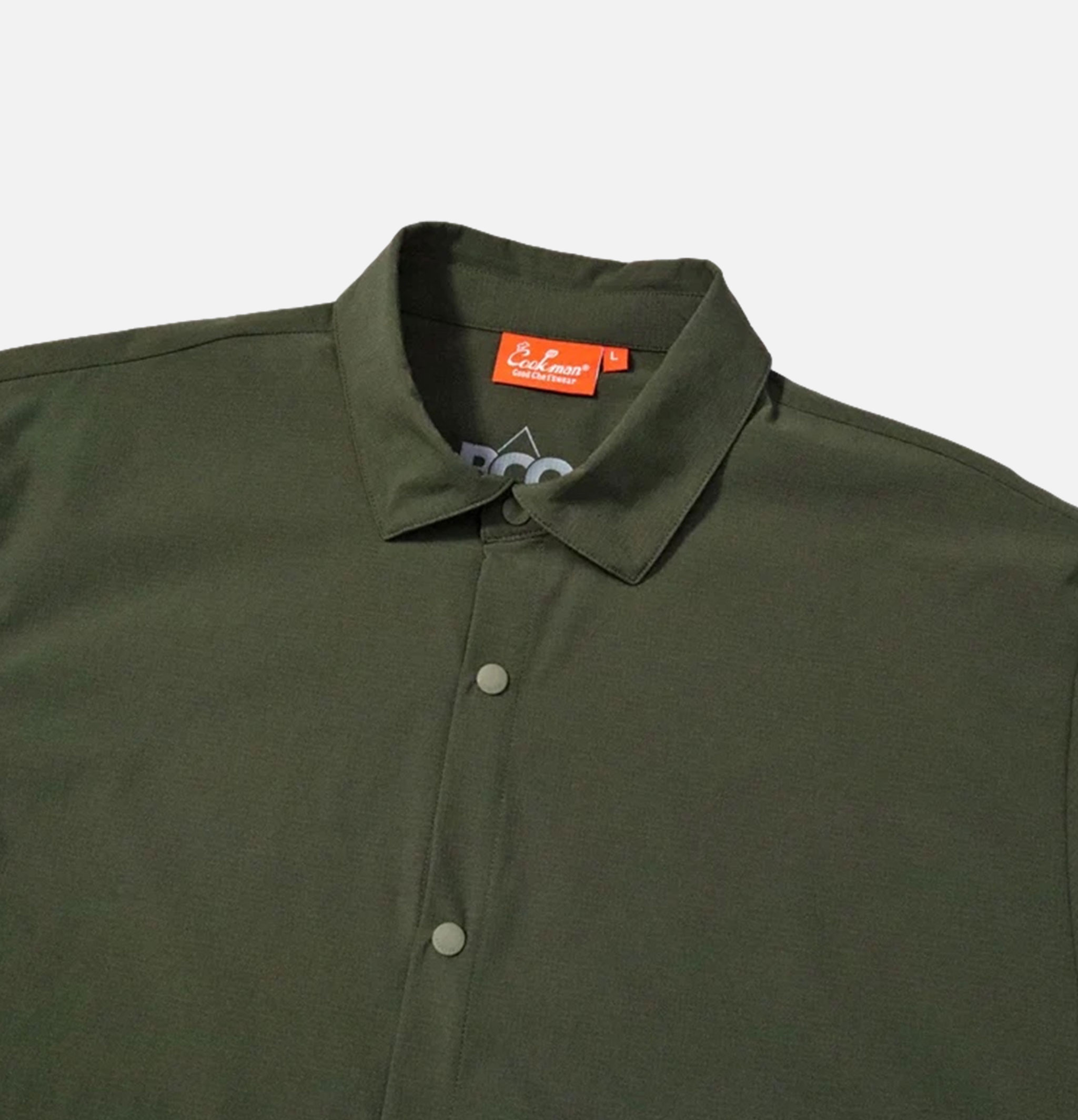 Cookman short-sleeved work shirts - Green