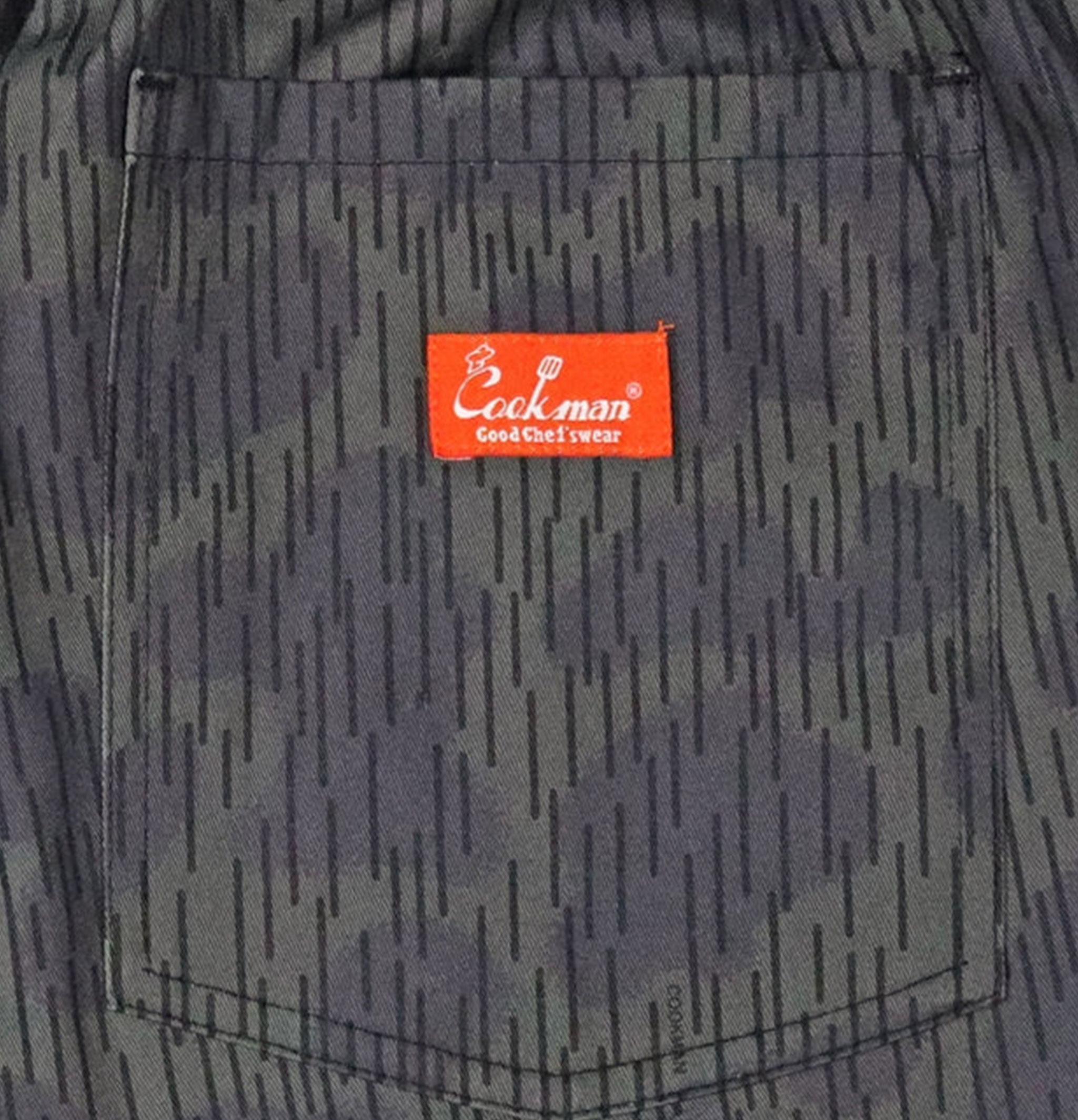 Cookman Chef Pants - Raindrop Camo : Gray Black