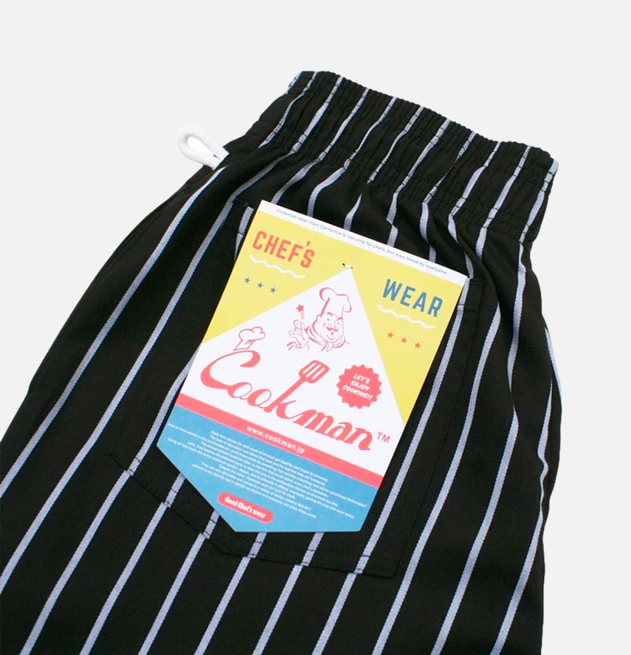 Pantalon Cookman Chef Pants Stripe Black.