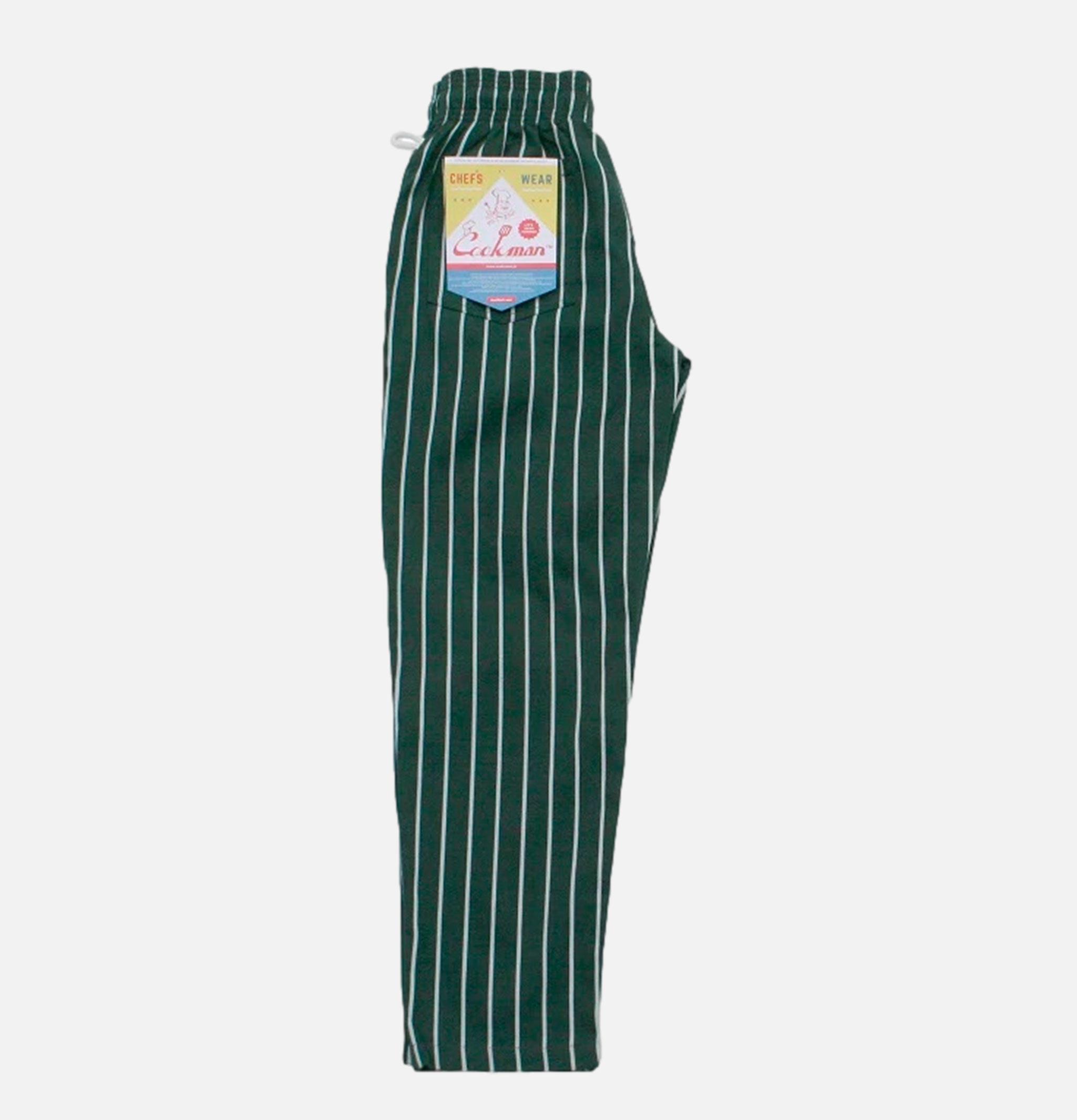 Pantalon Cookman Chef Pants Stripe Green.