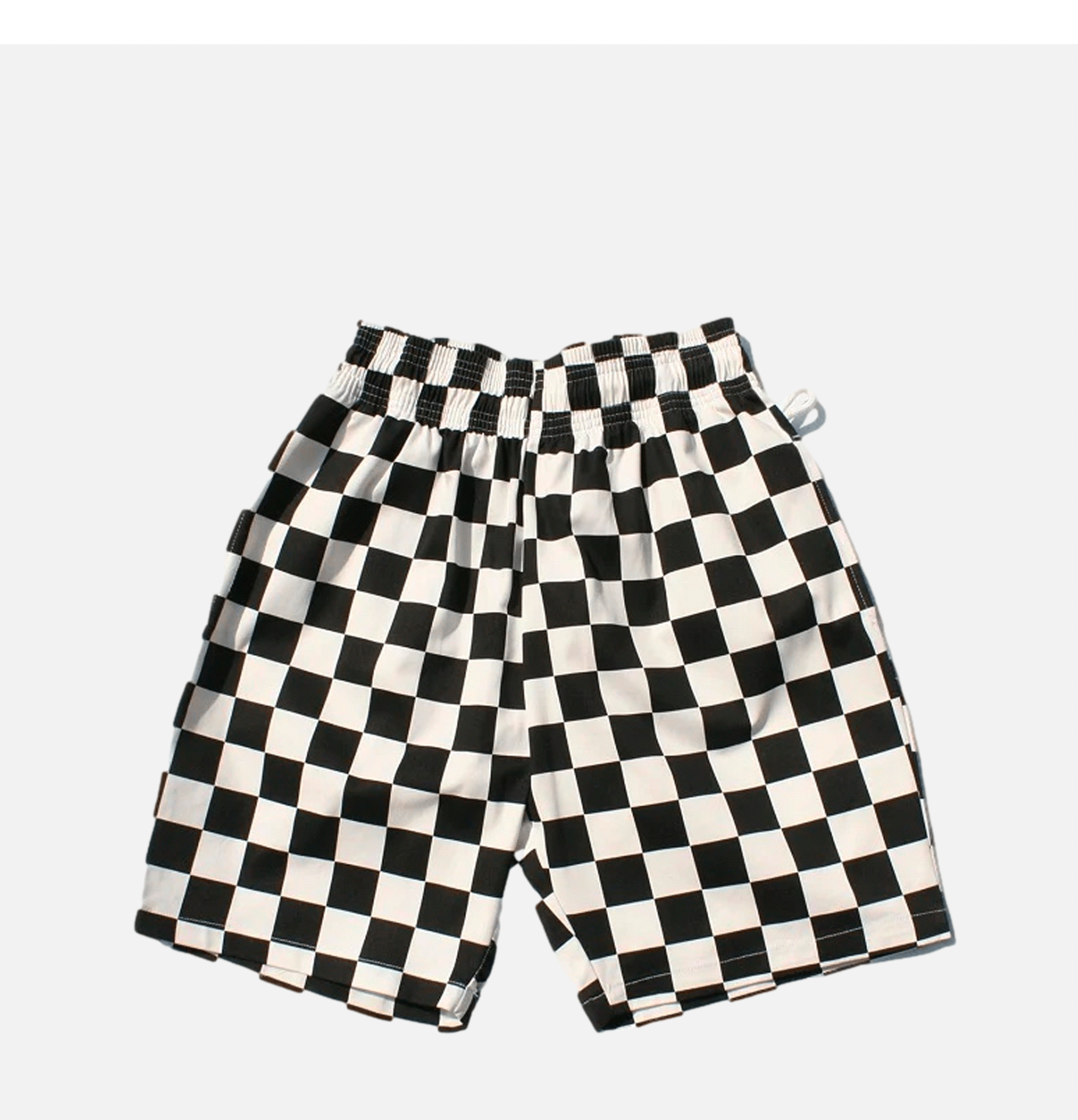 Chef Short Checker Black