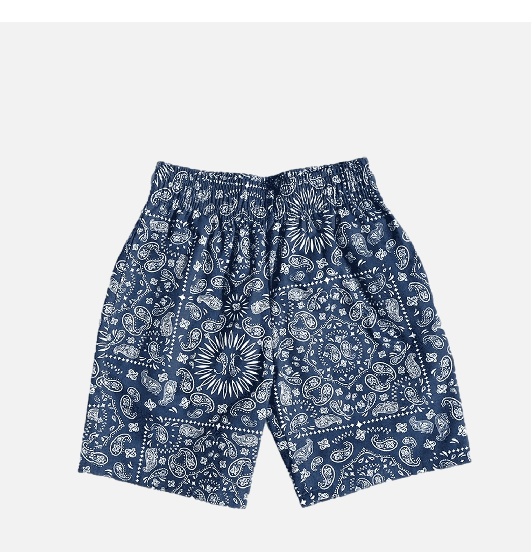 Chef Short Paisley Navy