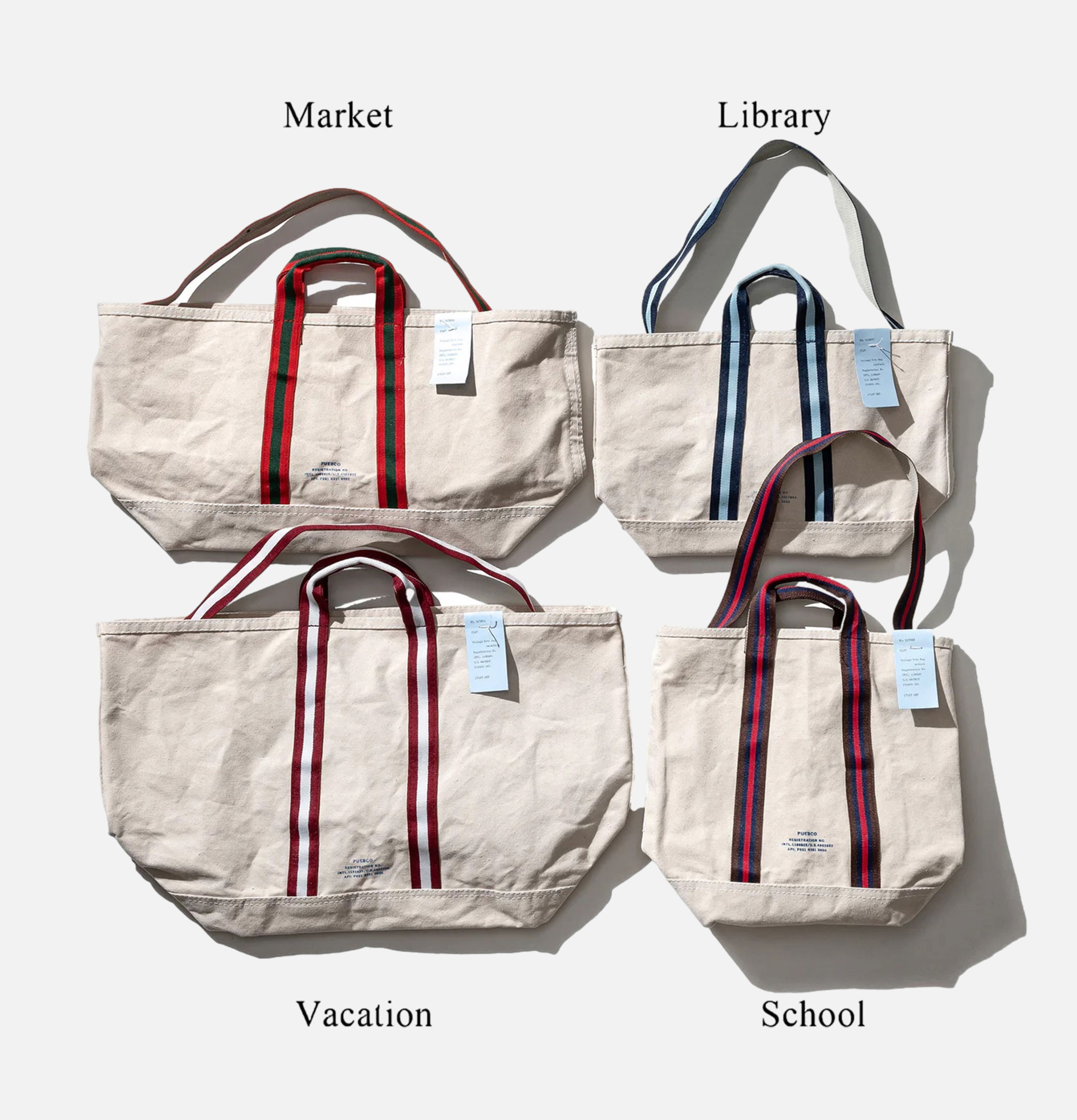 CollegeTote Bag Library Puebco