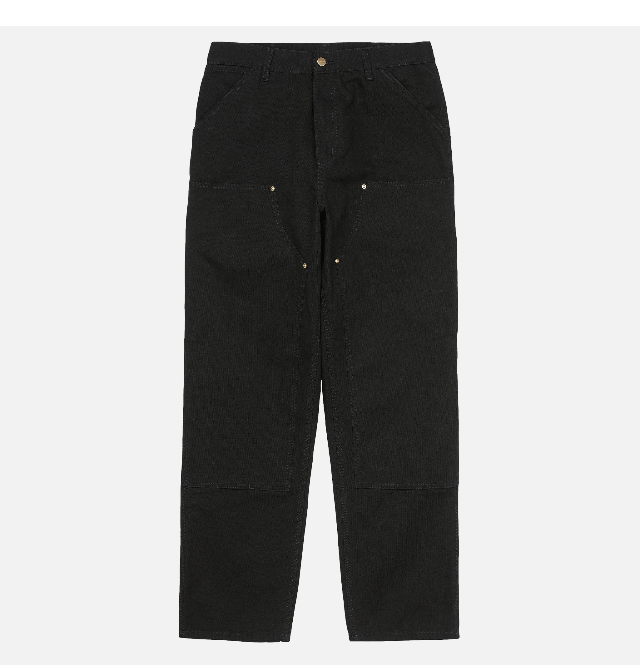 Pantalon Noir Carhartt WIP Double Knee
