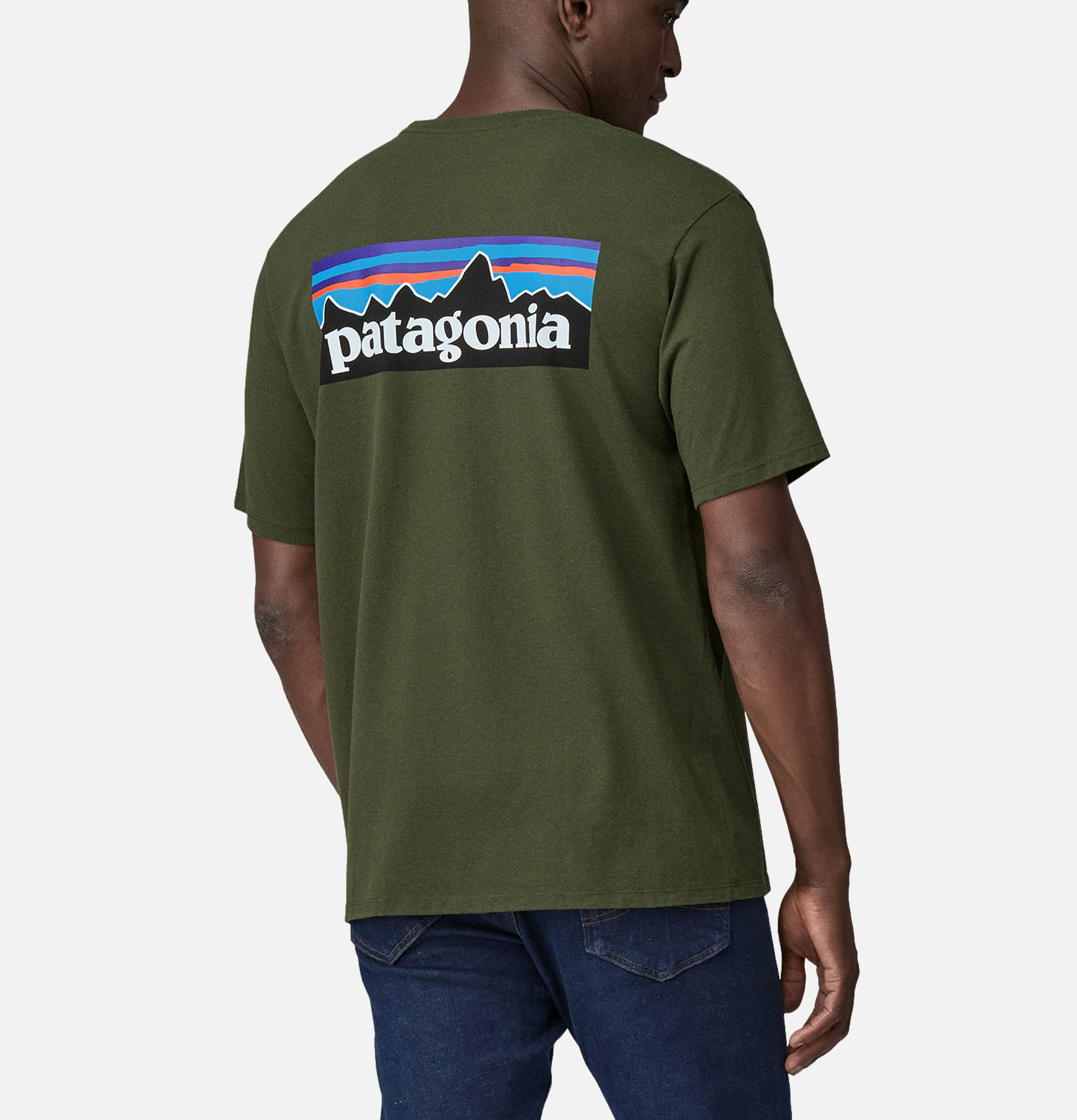 M's P-6 Logo Responsibili-Tee® Torrey Pine Green Patagonia