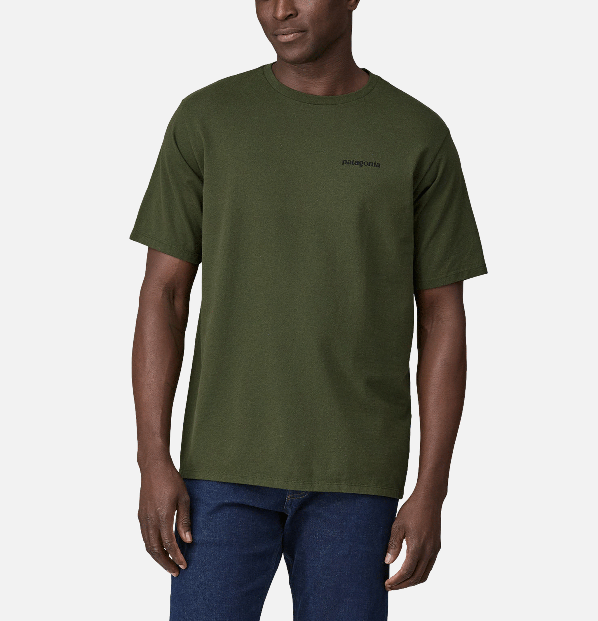 M's P-6 Logo Responsibili-Tee® Torrey Pine Green Patagonia