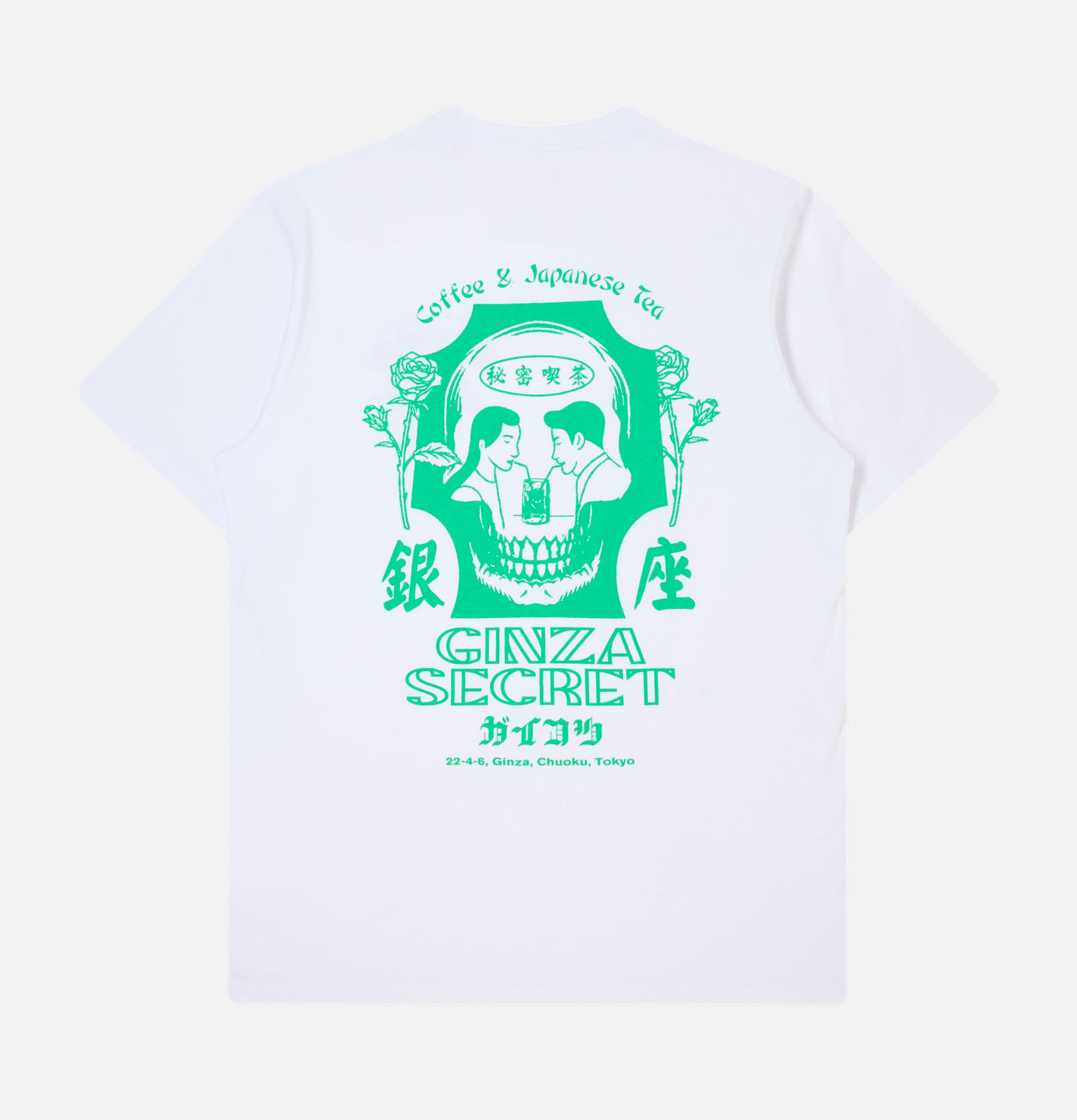 T-shirt Edwin Ginza Secret Blanc.