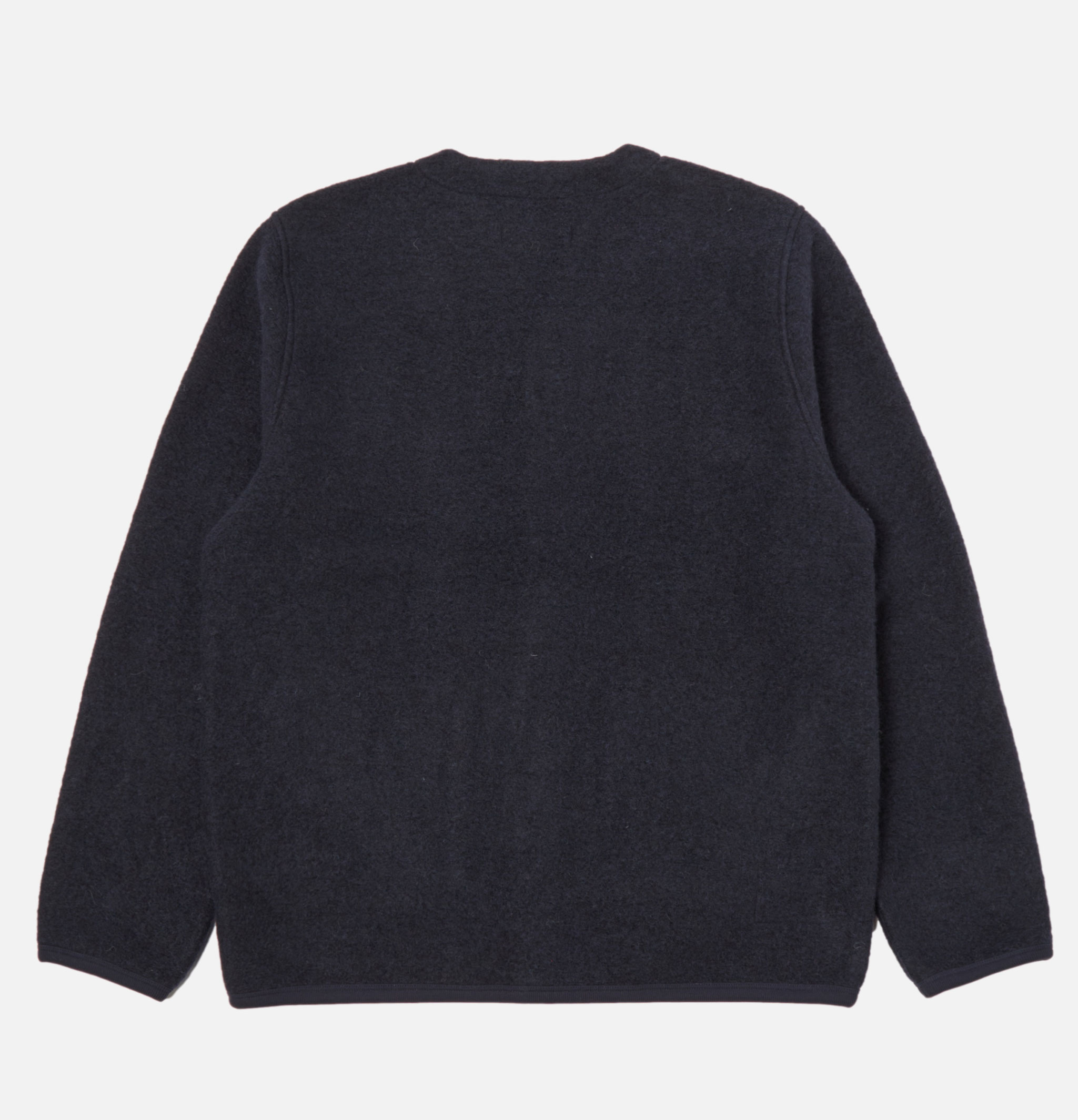 Universal Works Navy Wool Cardigan