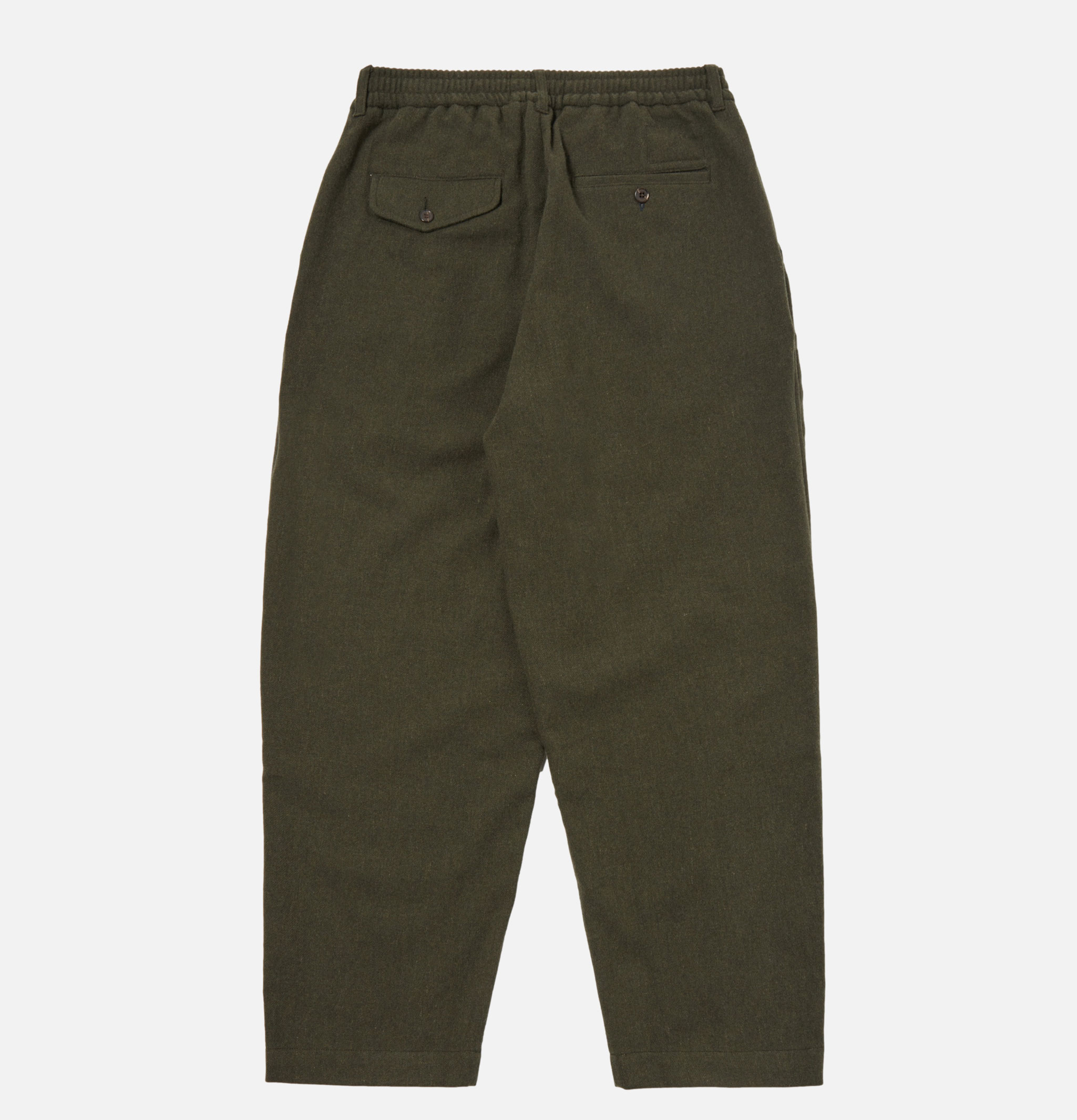 Pantalon Oxford Universal Works Laine Douce Olive