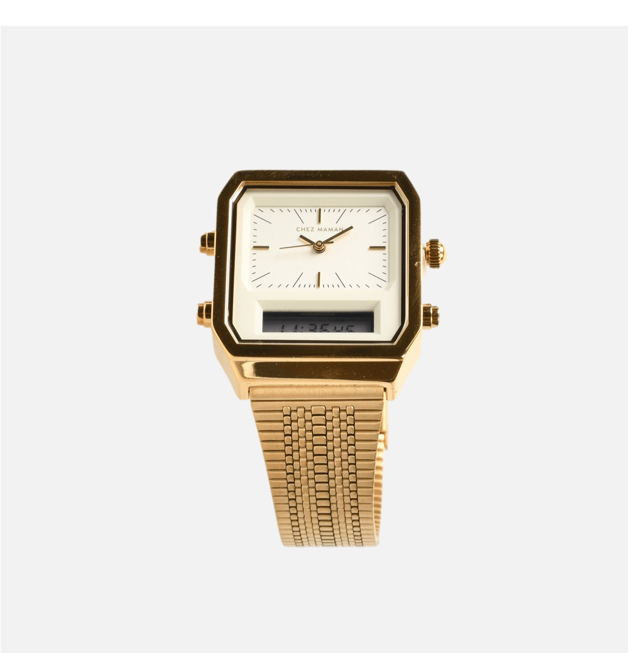 Montre Twingold Cream