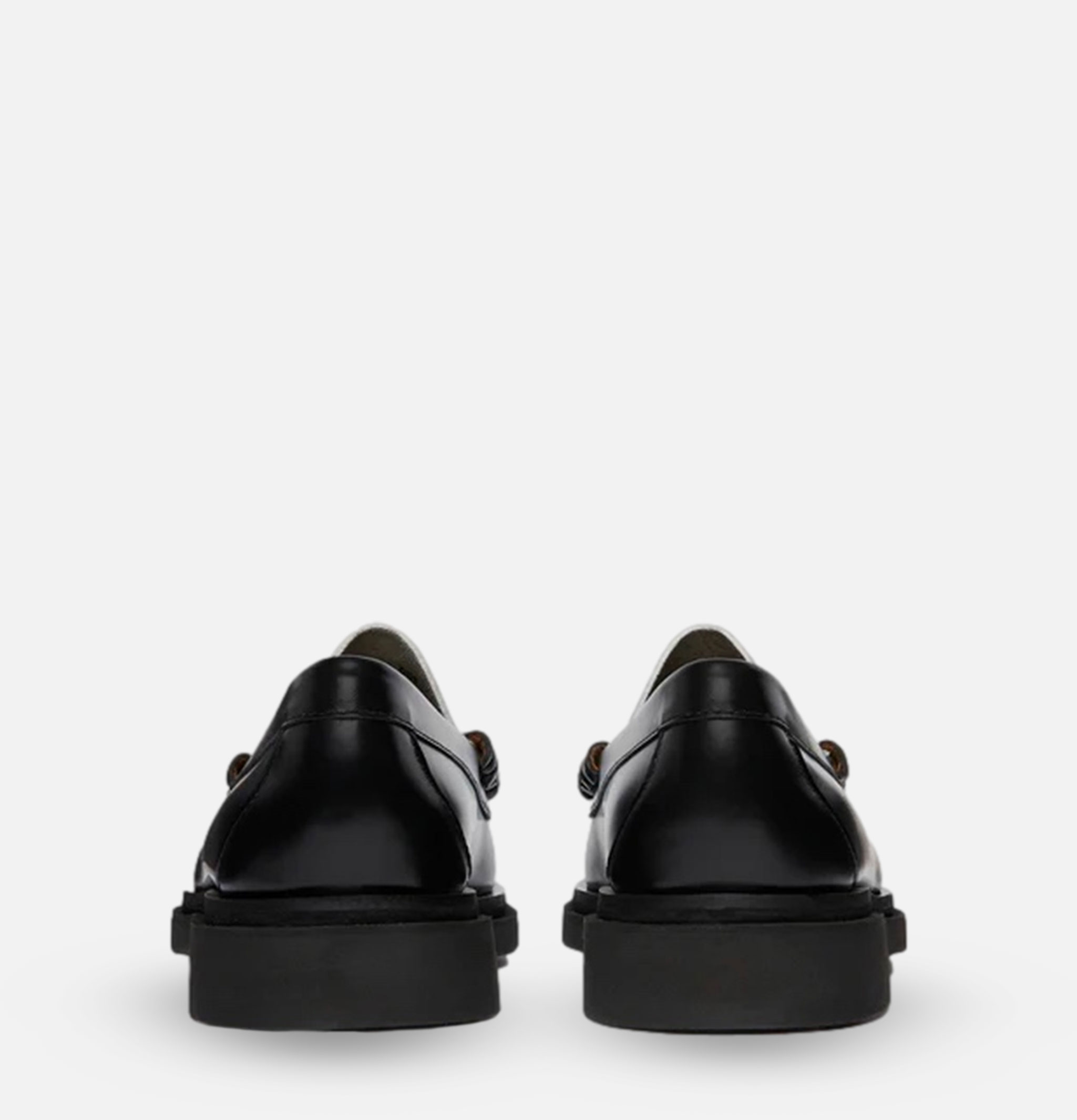 GH Bass Weejun Loafer Larson Step Black White