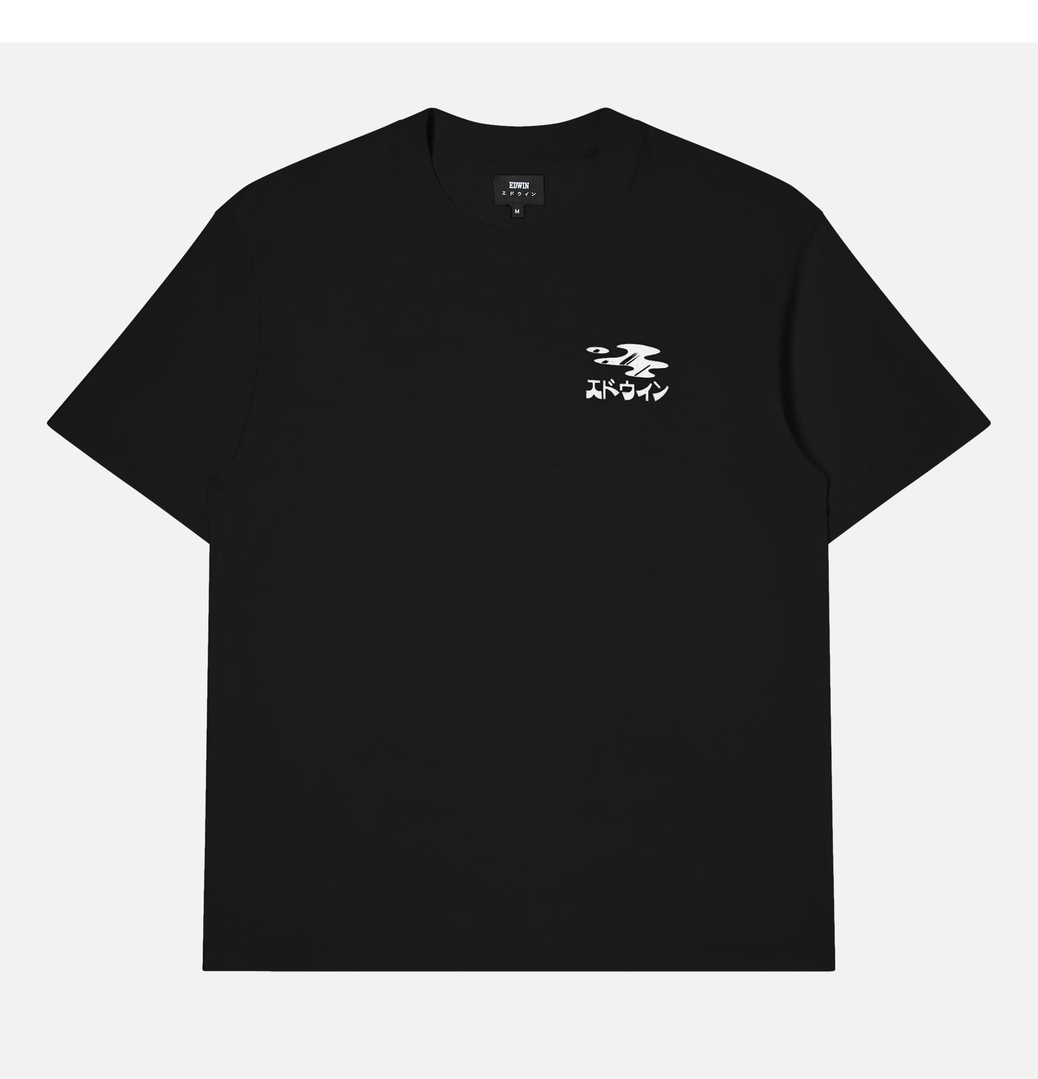 Edwin Europe Stay Hydrate Black T-shirt.