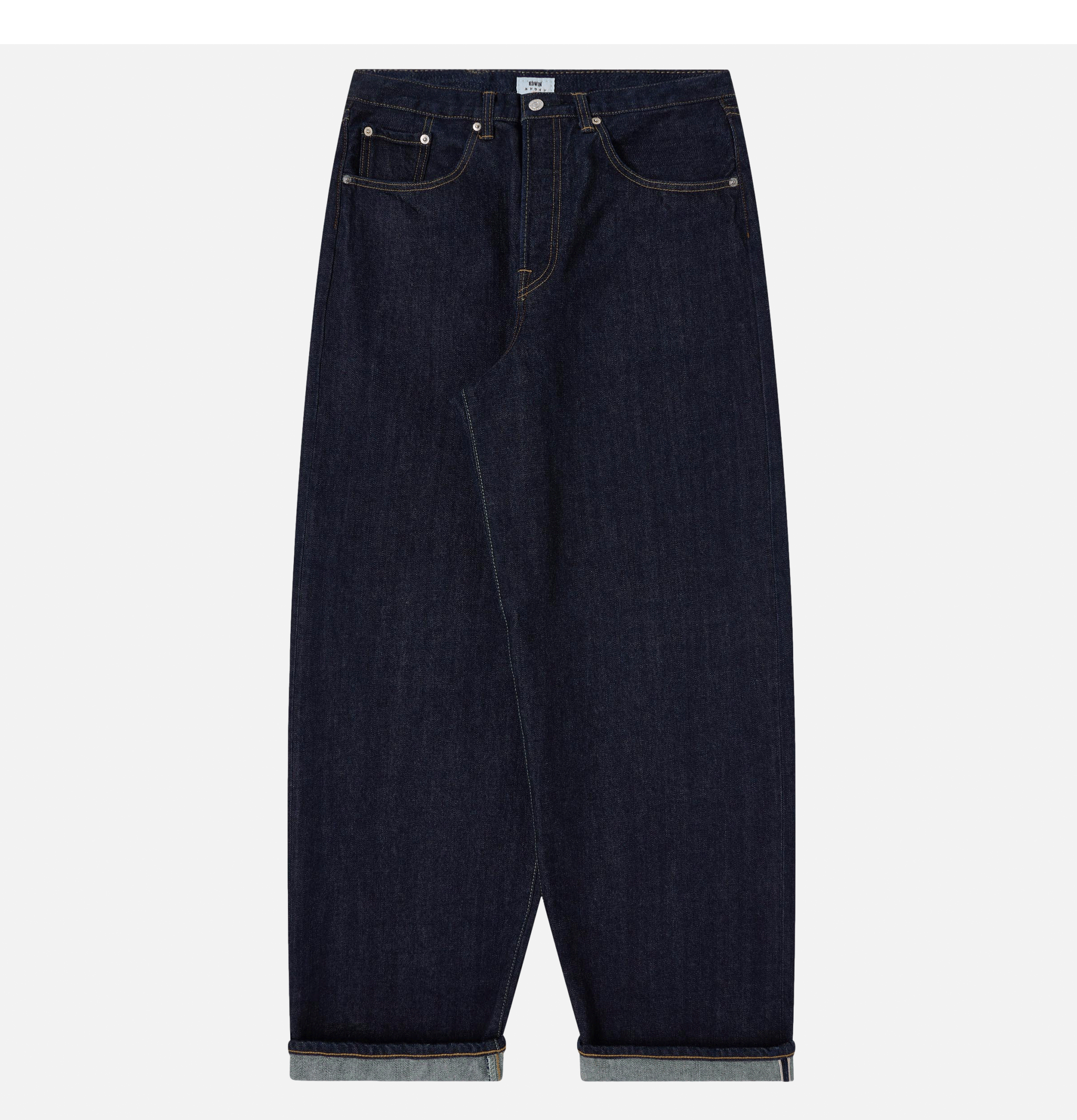 Wide Pant Kurabo Blue Rinsed Edwin