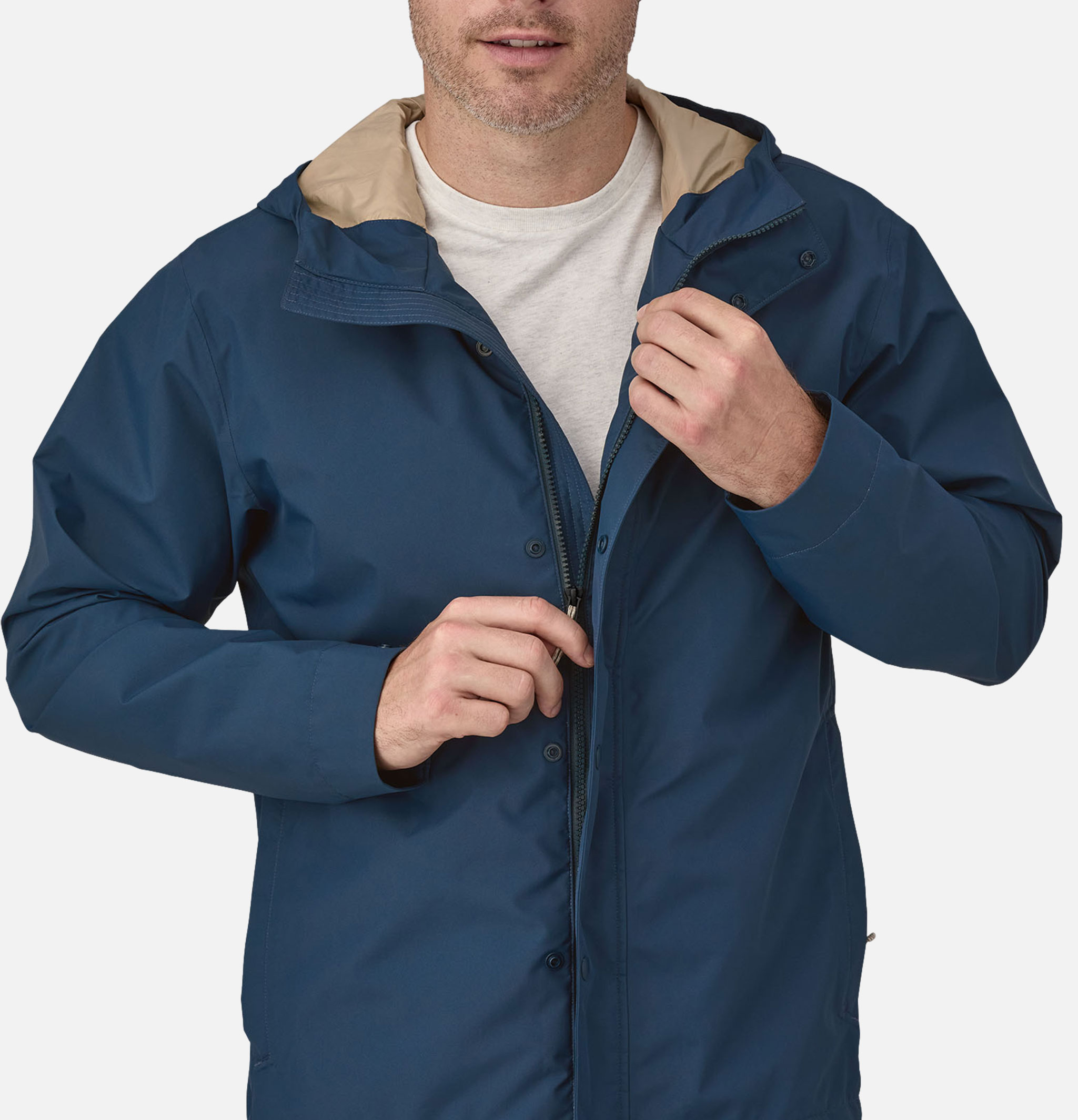 Patagonia Jackson Glacier Rain Jacket Bleu