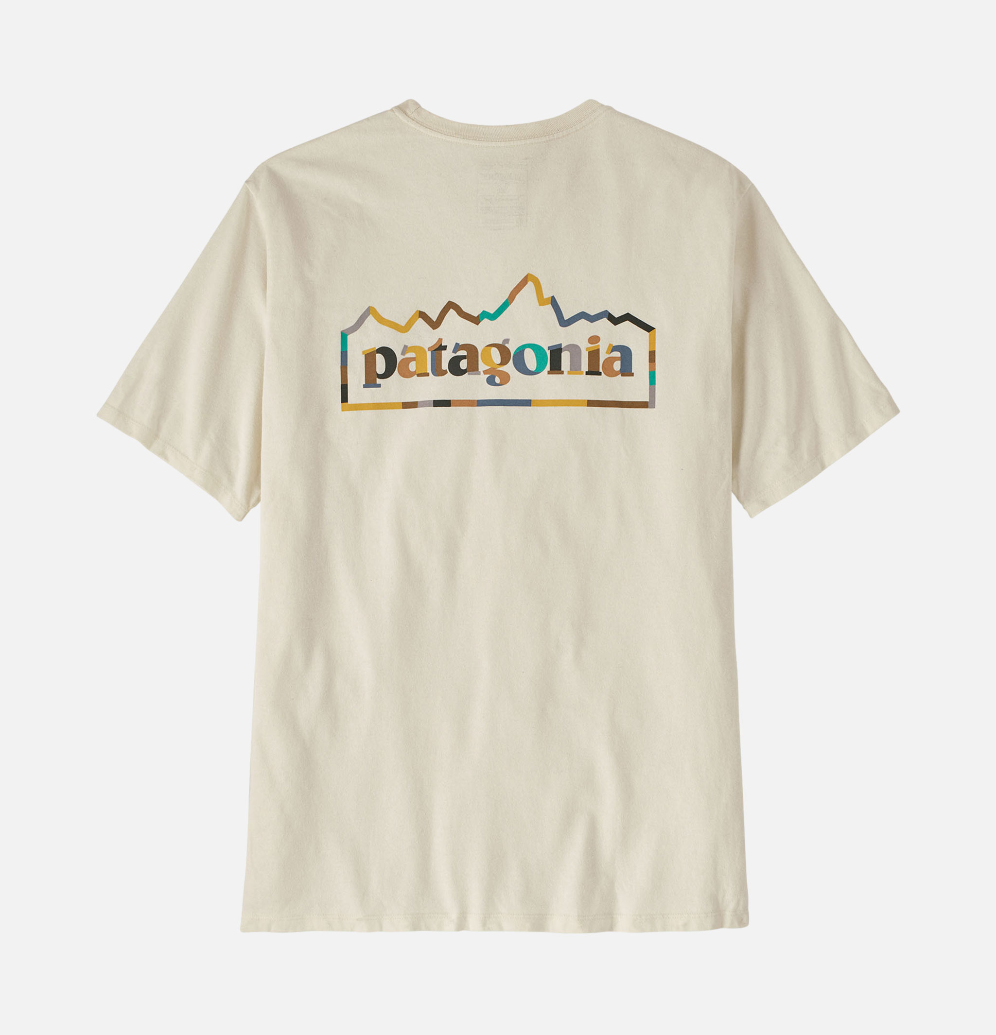 T-shirt Patagonia M's Unity Fitz Responsibility Blanc