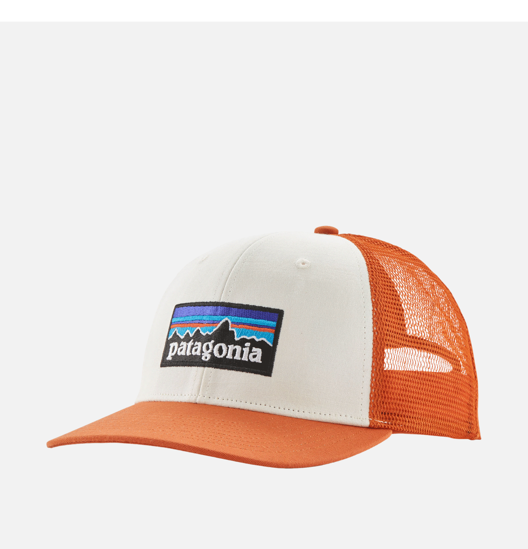 Patagonia Accessories P6 Logo Cap White Redtail Rust