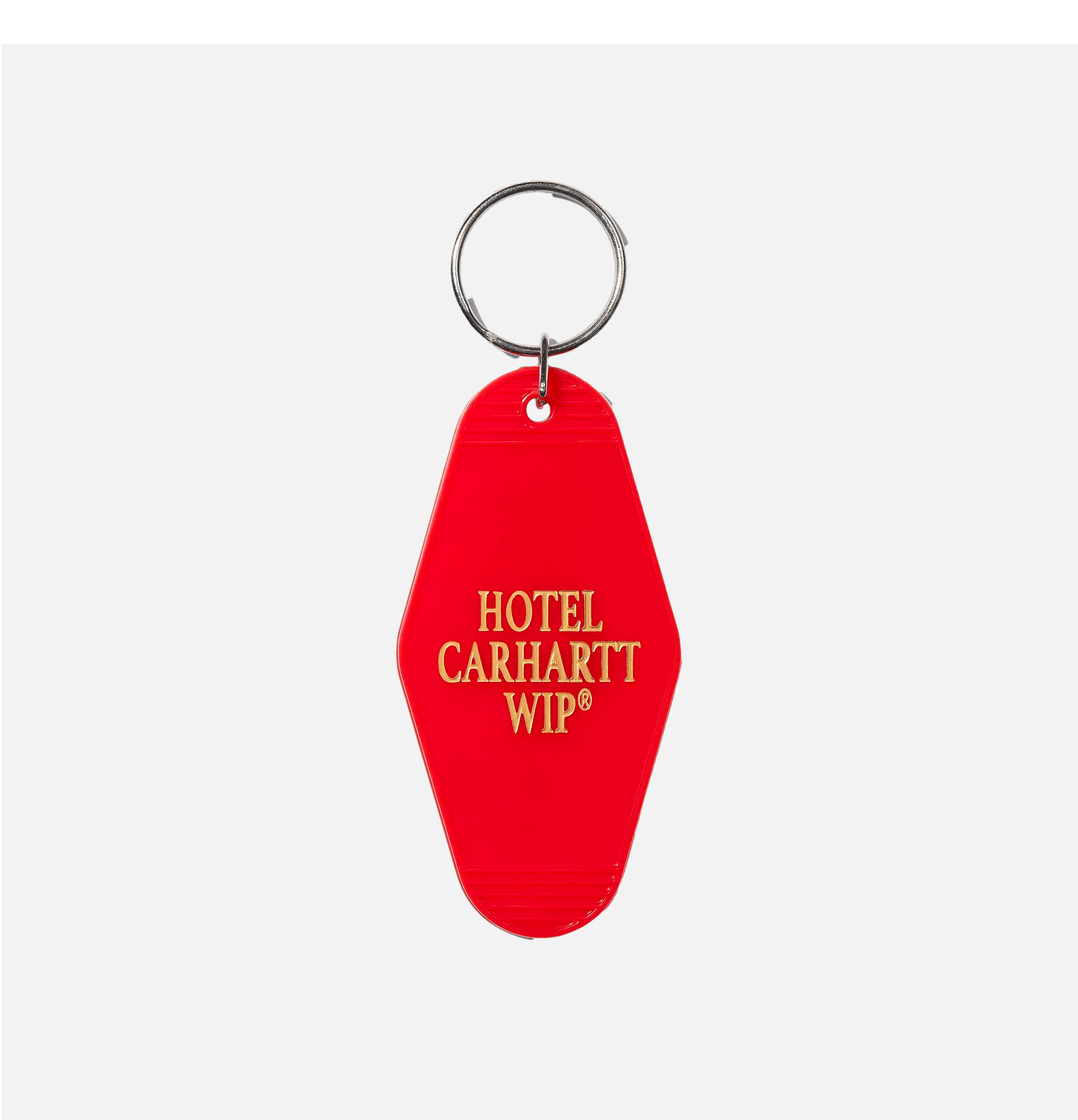 Scarlet Red Carhartt WIP hotel key ring