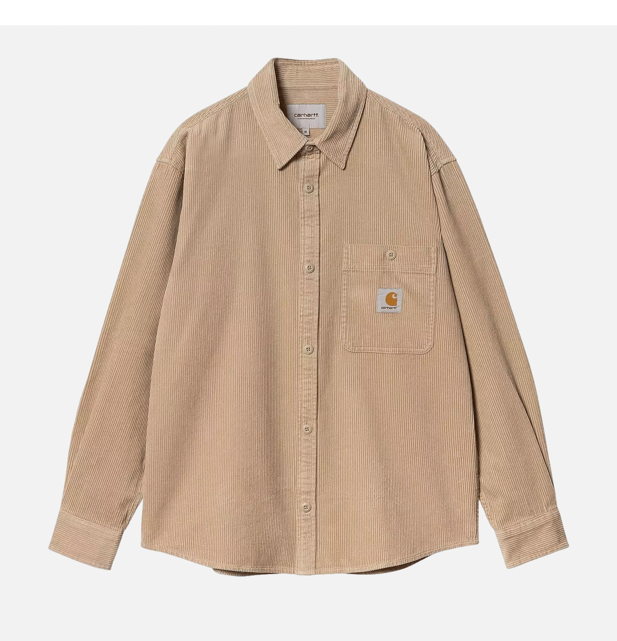 Chemise Flint Corduroy Wall Beige Carhartt WIP