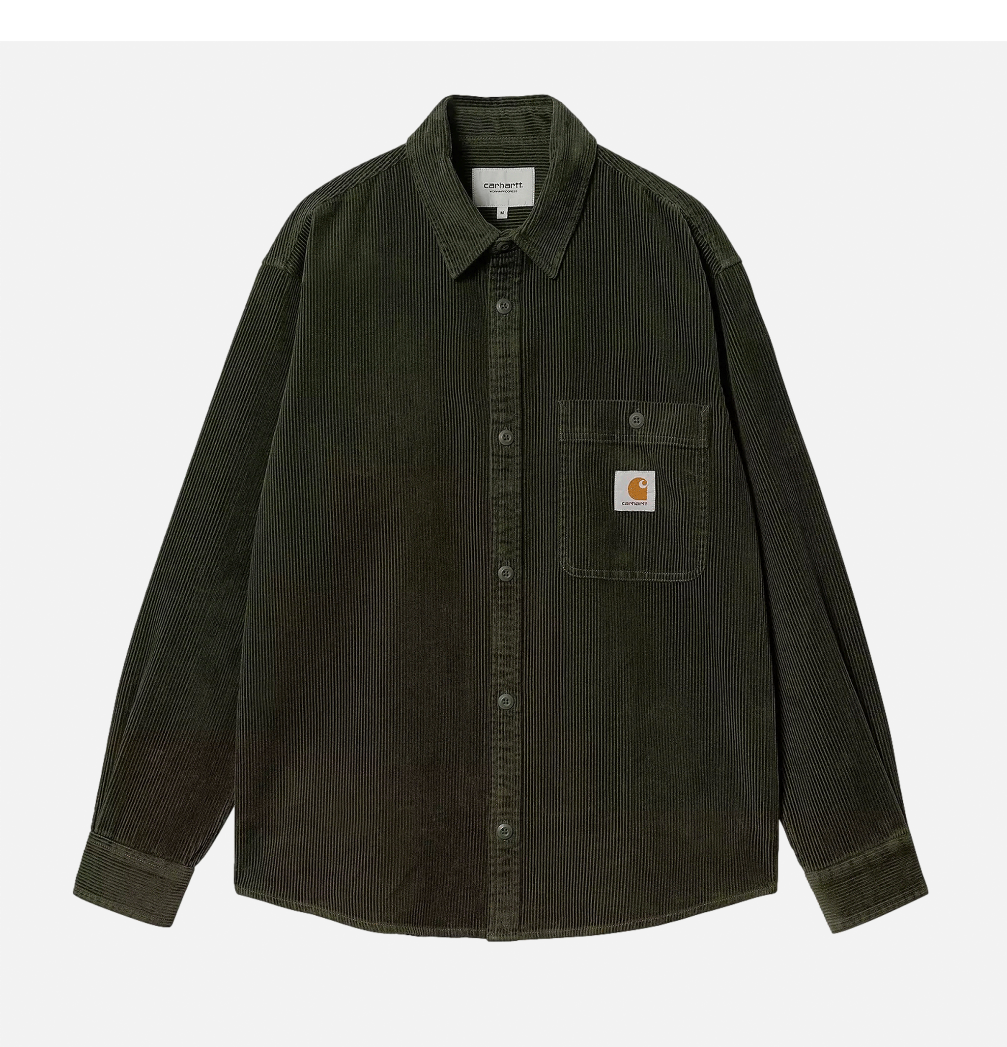 Shirt Flint Corduroy Office Green Carhartt WIP