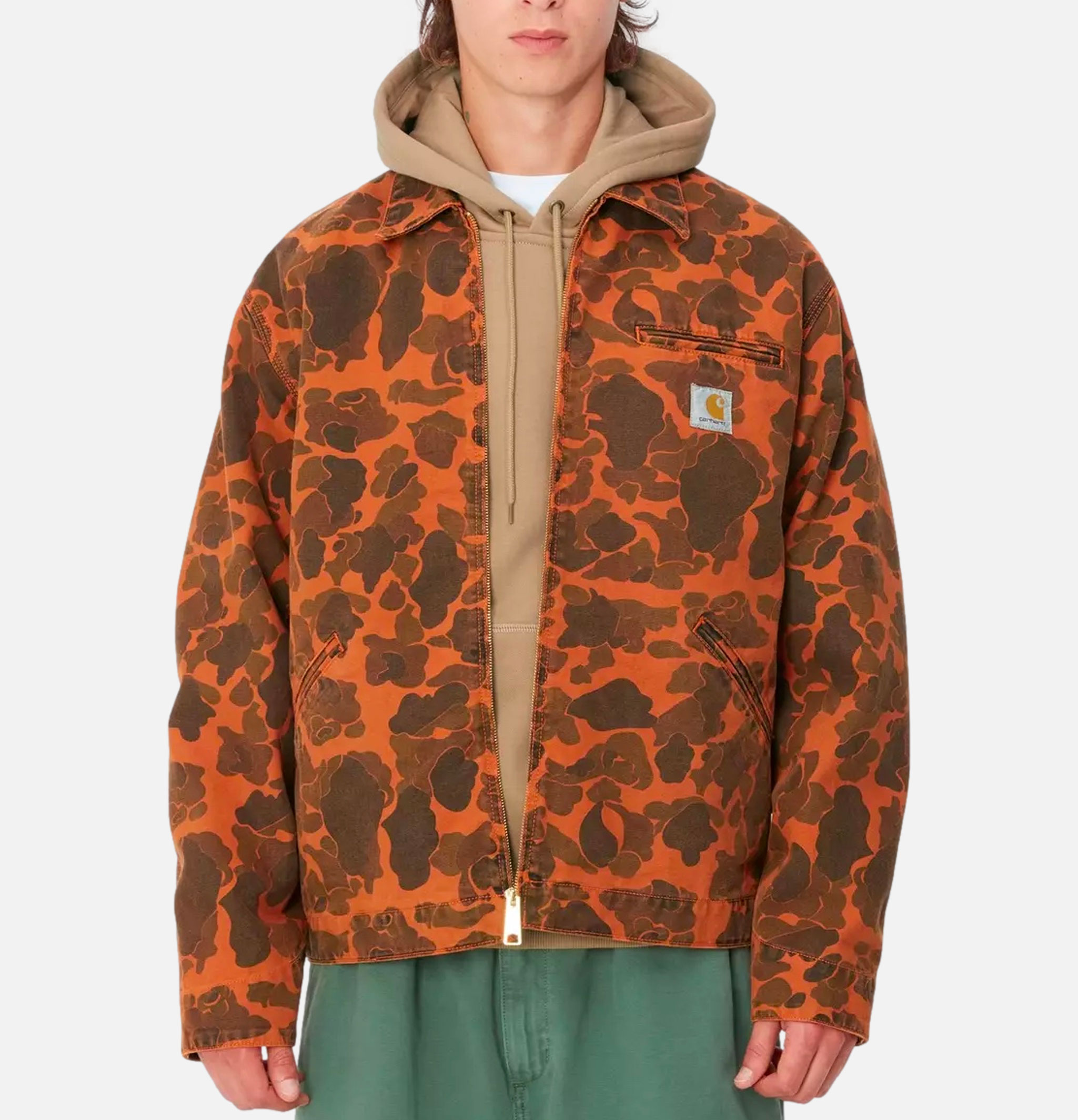 Veste Detroit Camo Duck Tumeric Carhartt WIP