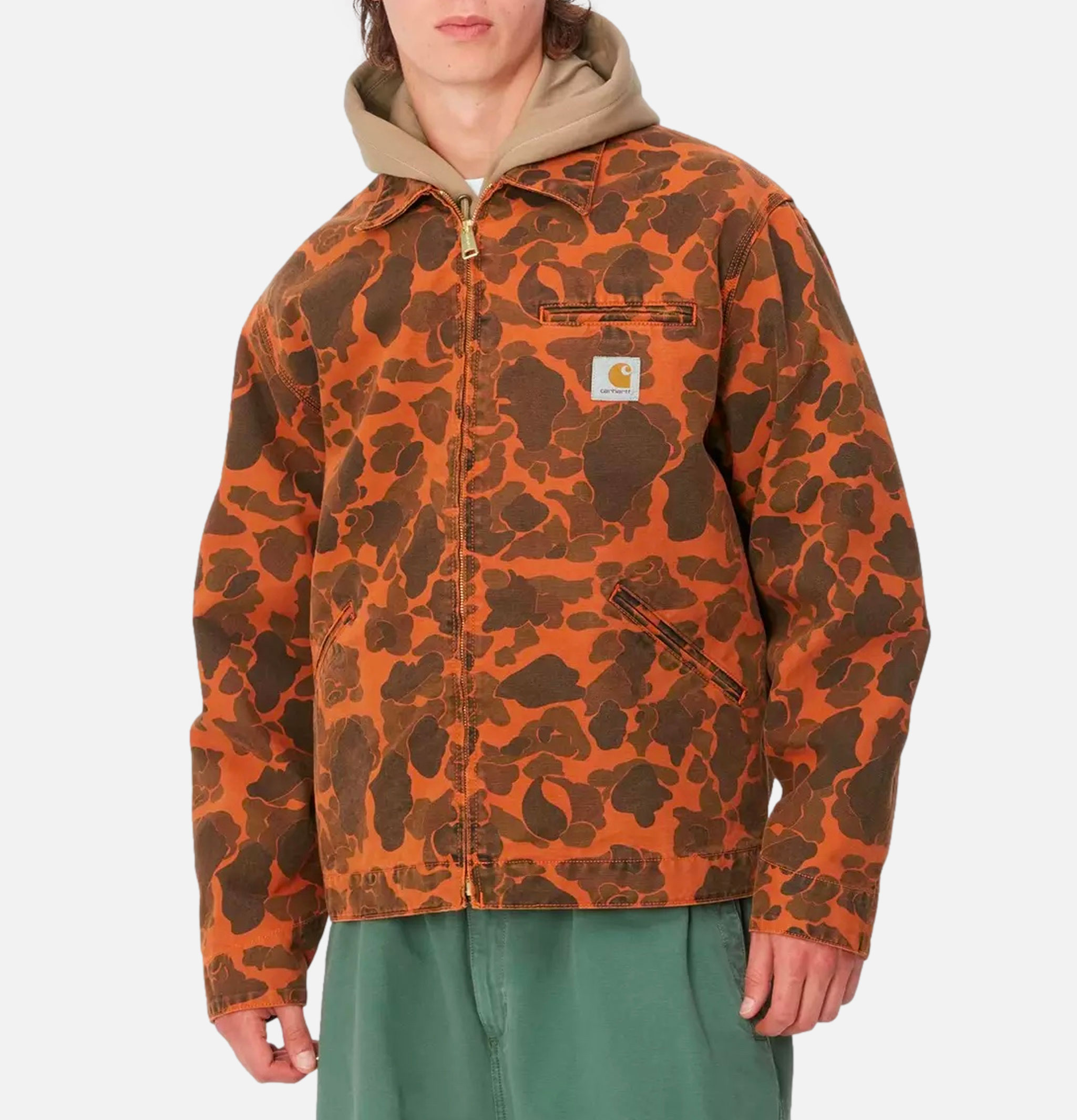 Veste Detroit Camo Duck Tumeric Carhartt WIP