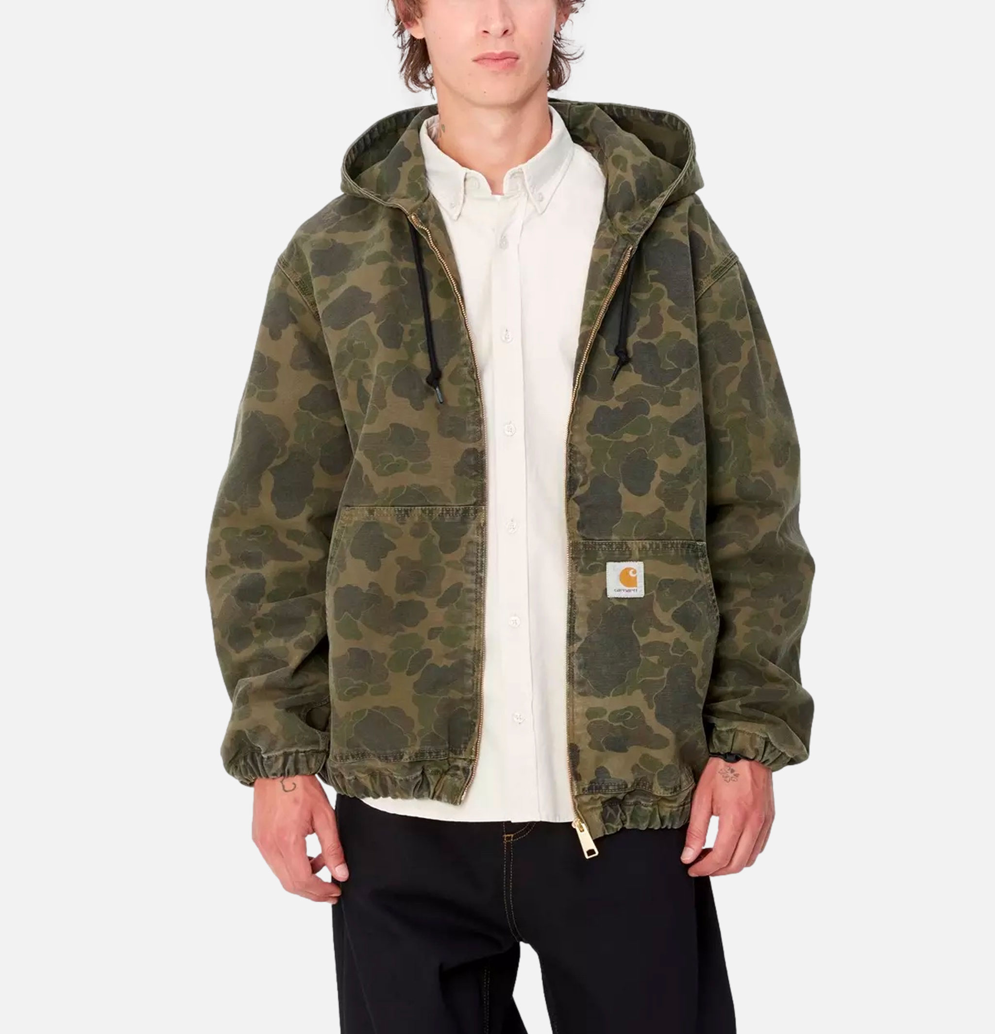 Active Jacket Camo Duck Green Carhartt WIP