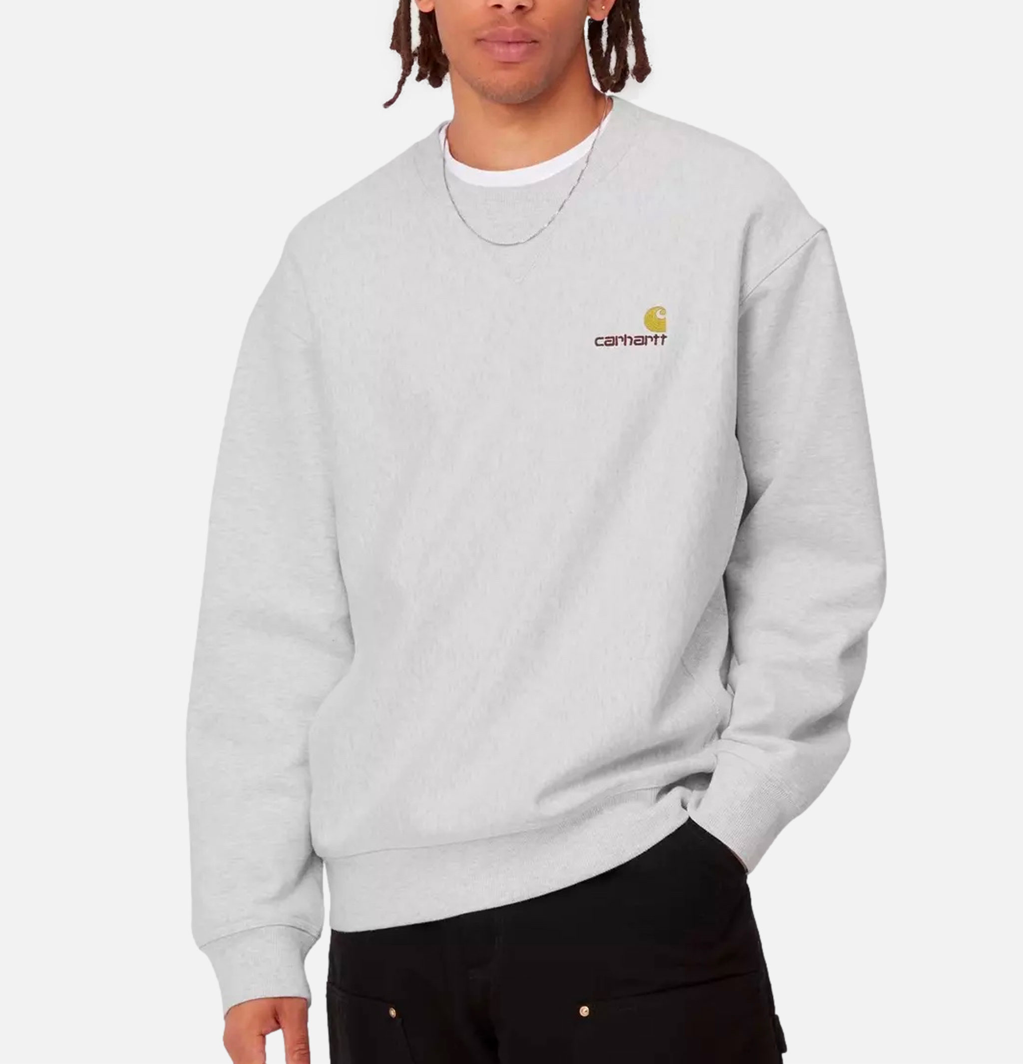 American Script Sweat Ash Heather Carhartt WIP