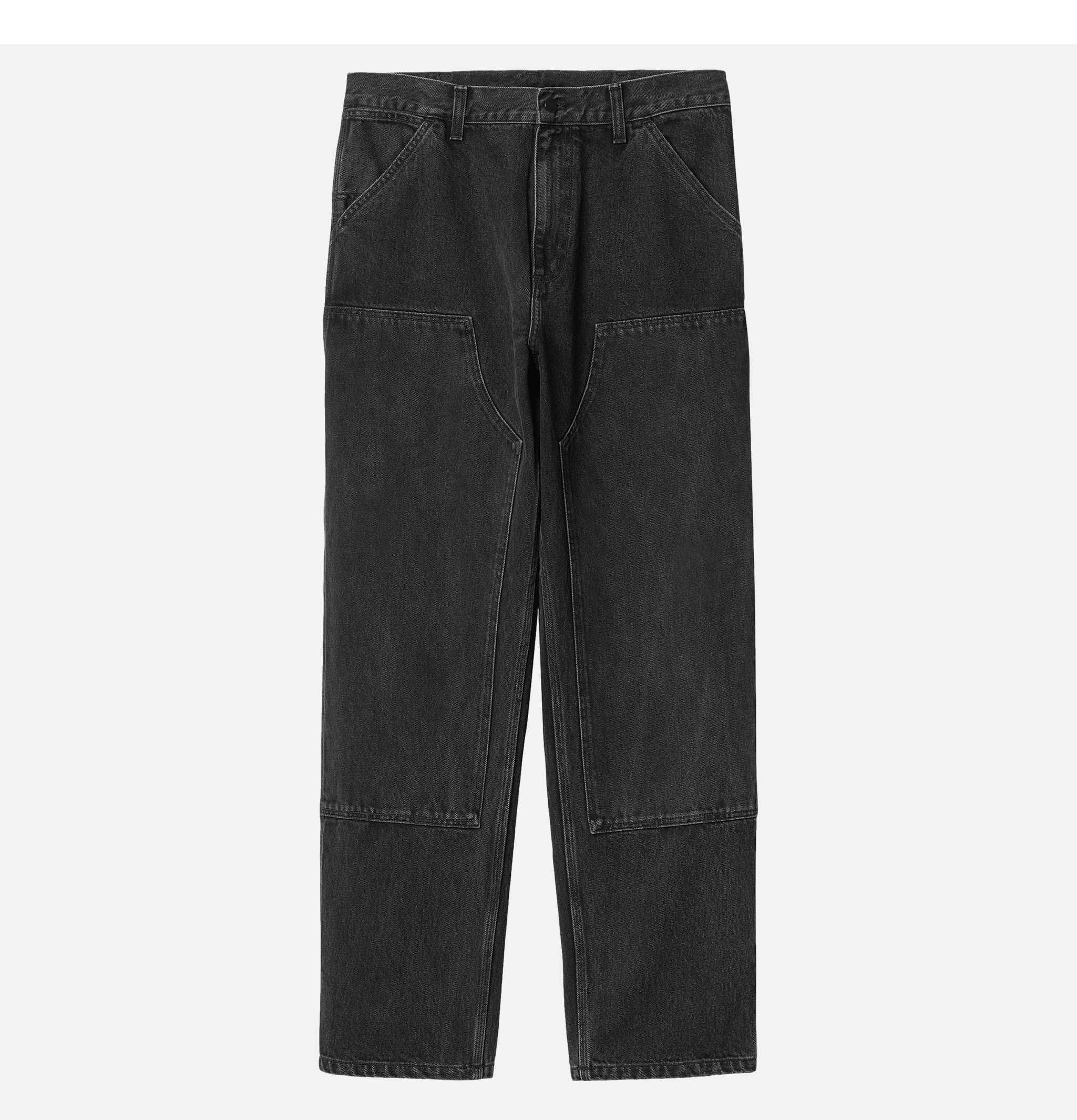 Double Knee Pants Carhartt WIP Black Washed