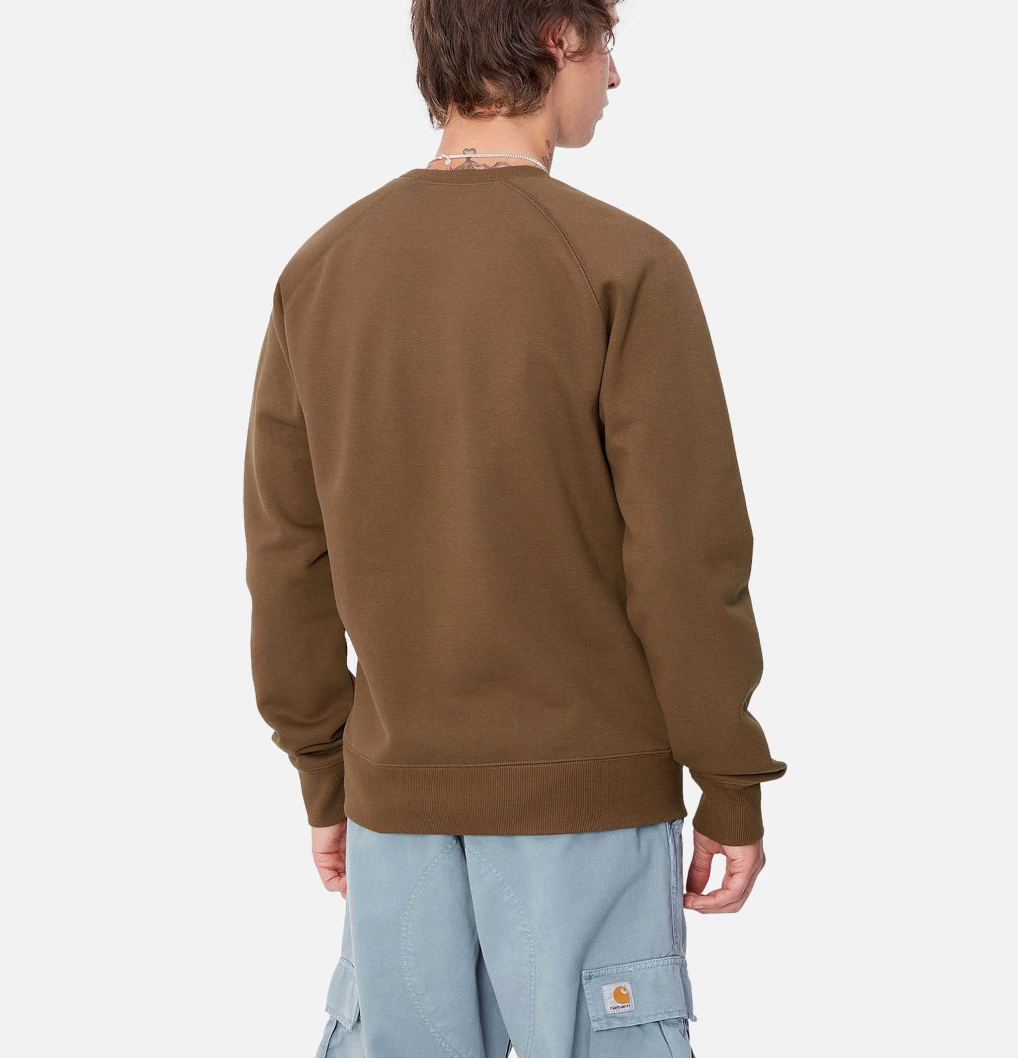 Chase Sweat Chocolate Gold Carhartt WIP